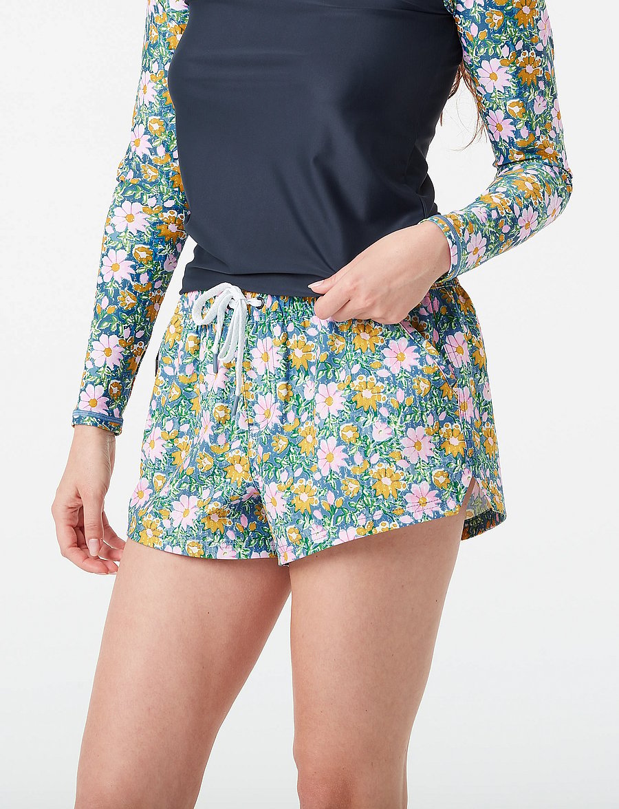PICTURE ORGANIC CLOTHING - NAPKEY PRINTED BRDS - sportiska stila peldkostīmi - a myosotis print - 0