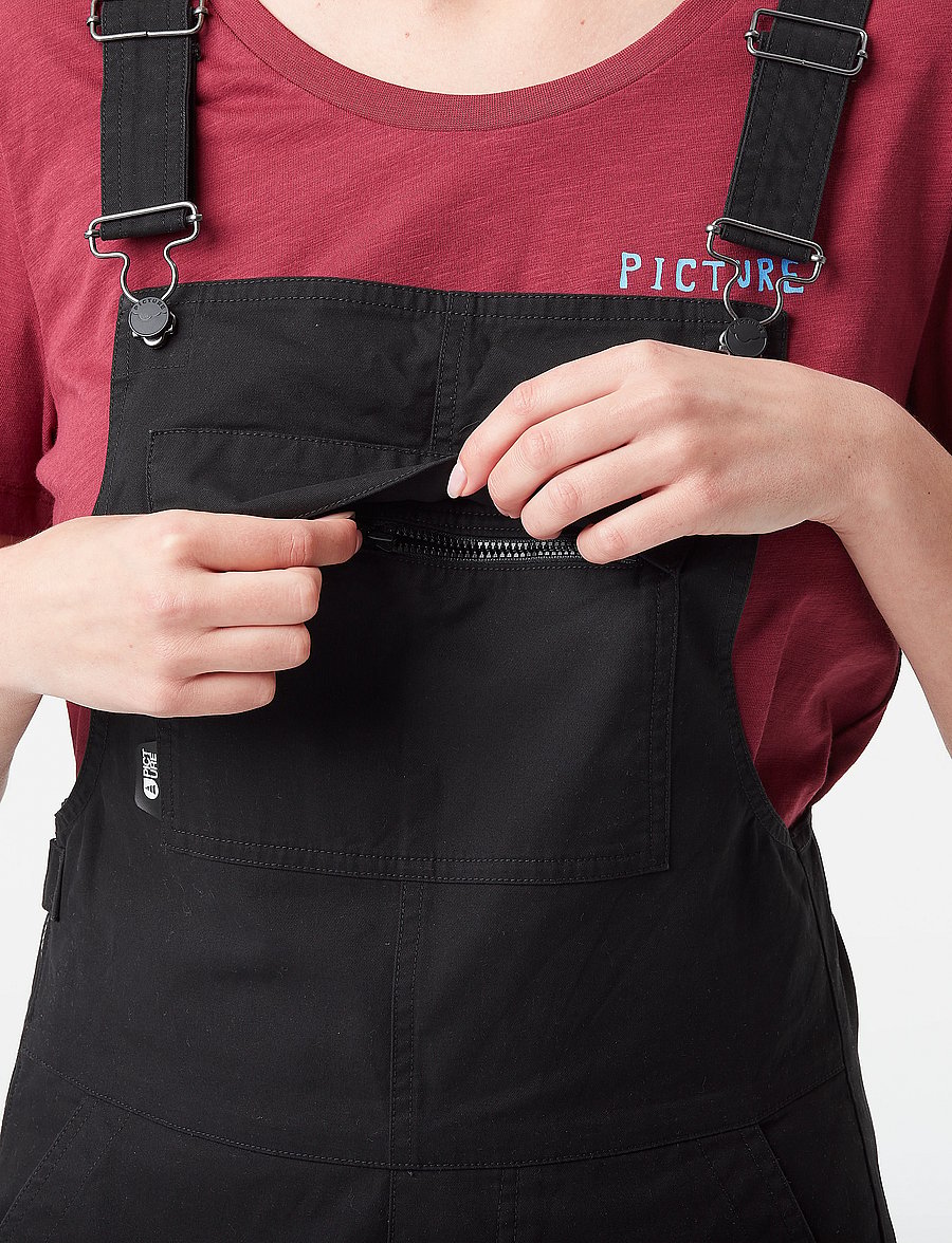 PICTURE ORGANIC CLOTHING - BIBEE OVERALLS - casual - a black - 4