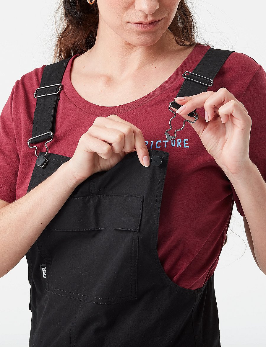 PICTURE ORGANIC CLOTHING - BIBEE OVERALLS - casual - a black - 5