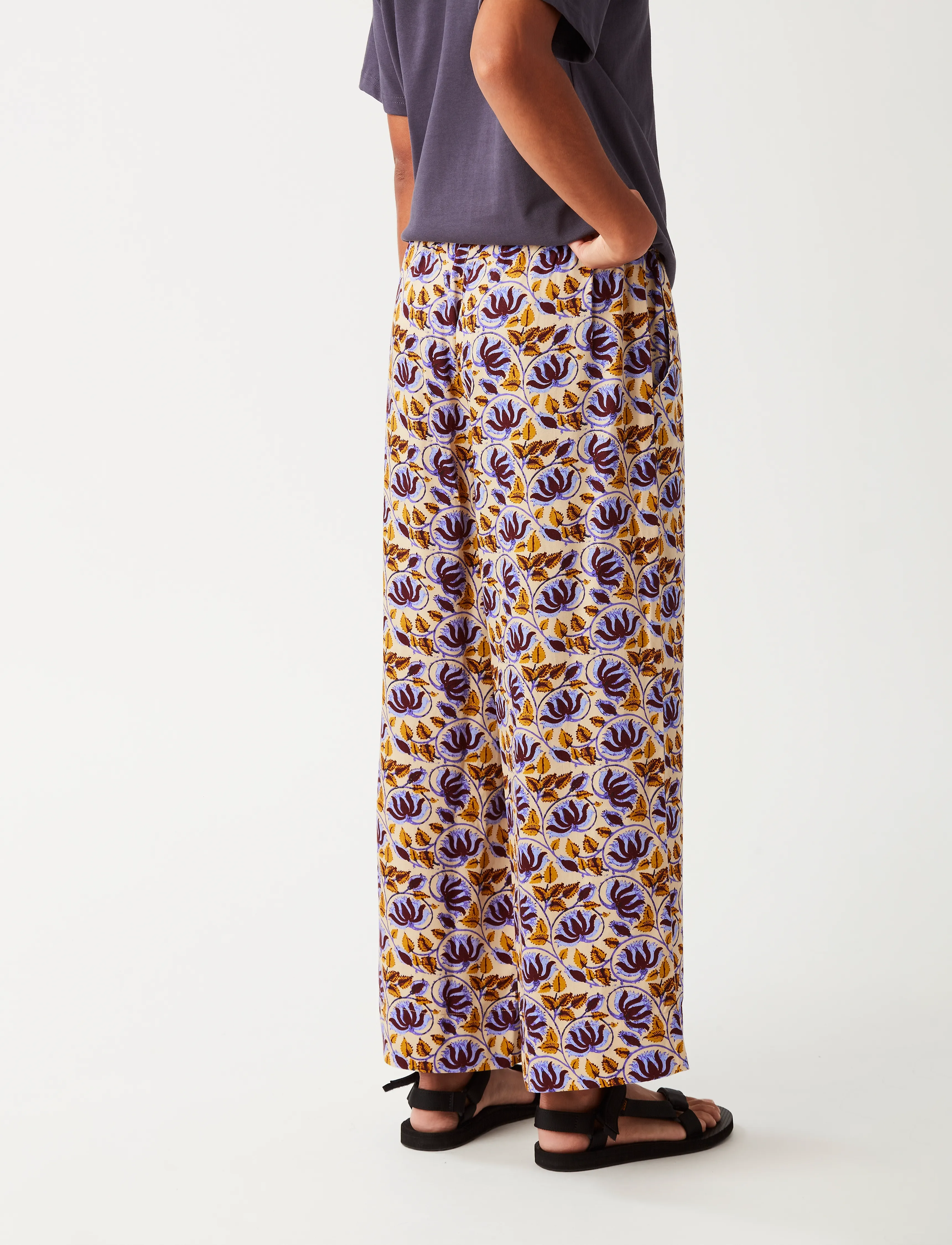 PICTURE ORGANIC CLOTHING - TYLITA PRINTED PANTS - a alpine thistle print - 4