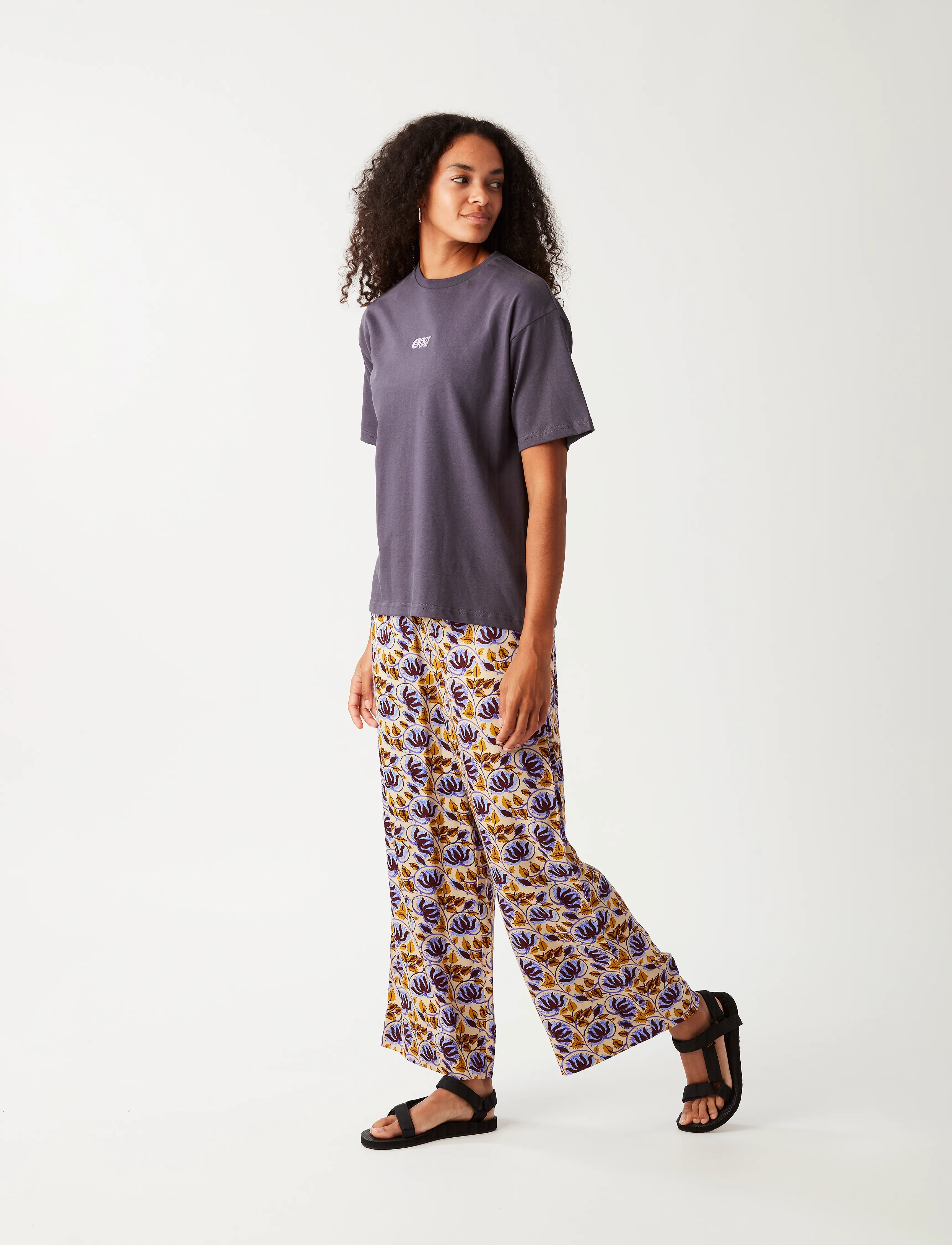 PICTURE ORGANIC CLOTHING - TYLITA PRINTED PANTS - a alpine thistle print - 5