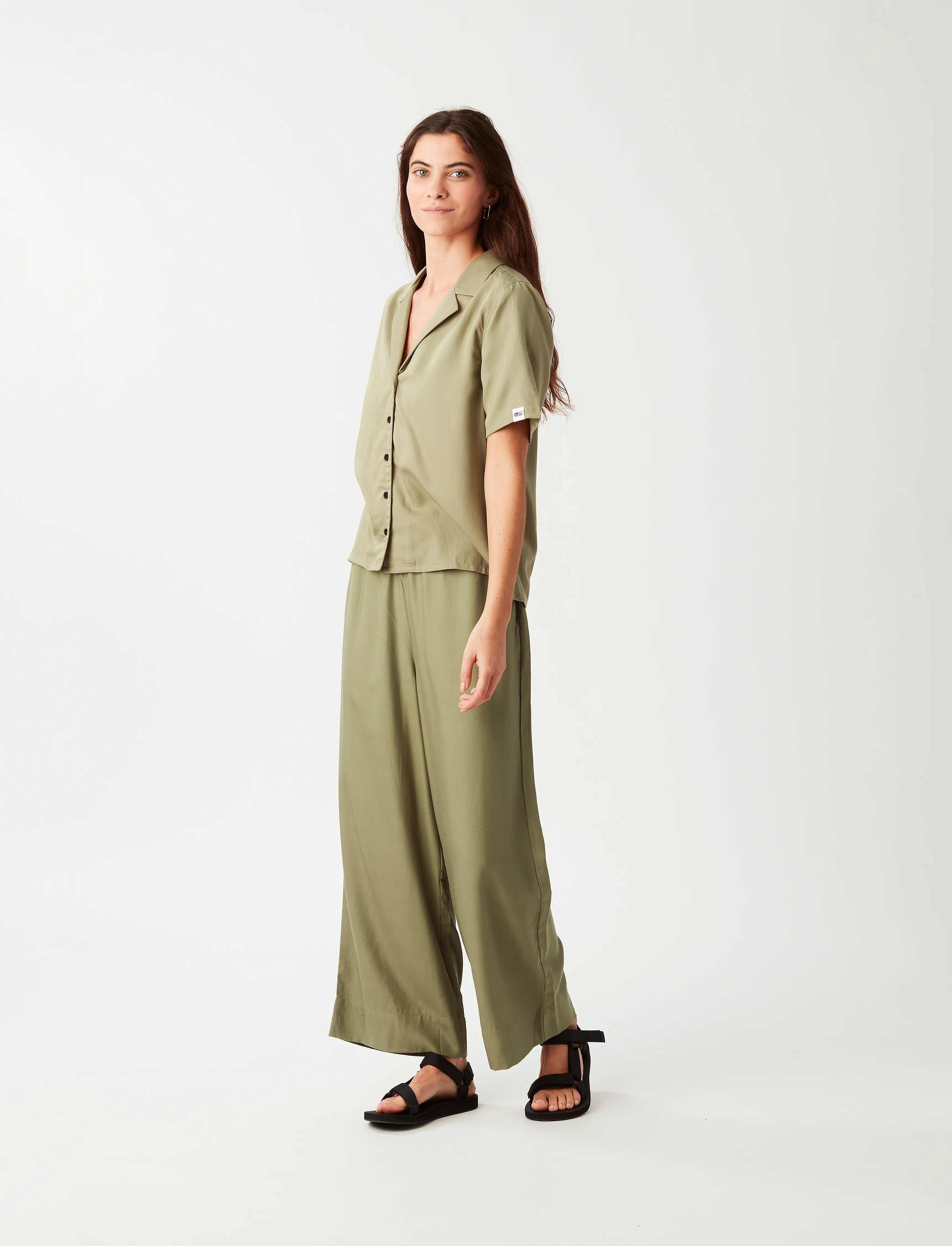 PICTURE ORGANIC CLOTHING TYLITA PANTS - Joggingbukser - A ALOE / khaki/green