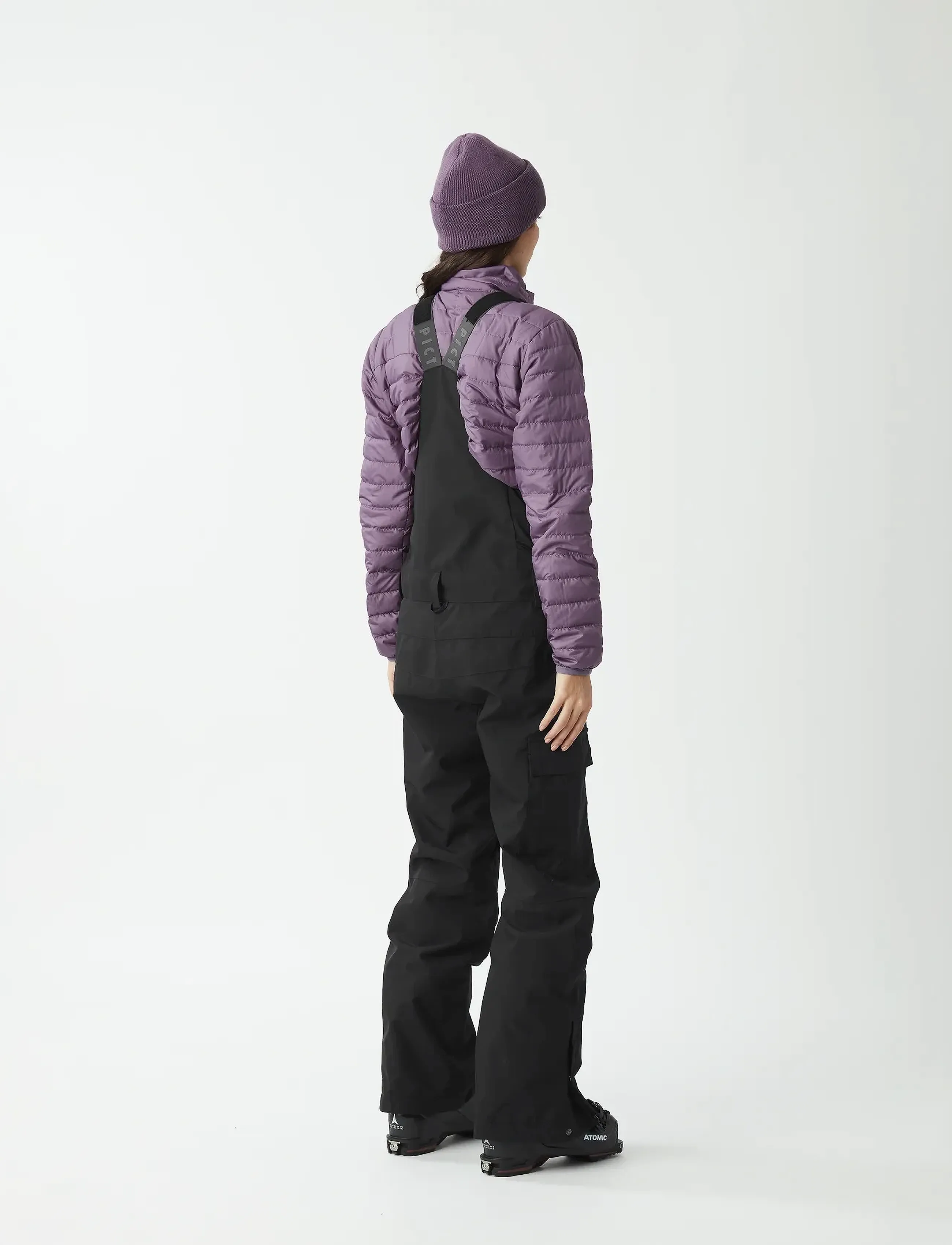 PICTURE ORGANIC CLOTHING Brita Bib Pants, Kvinder, Skibukser med Seler, Sort, Str: XS