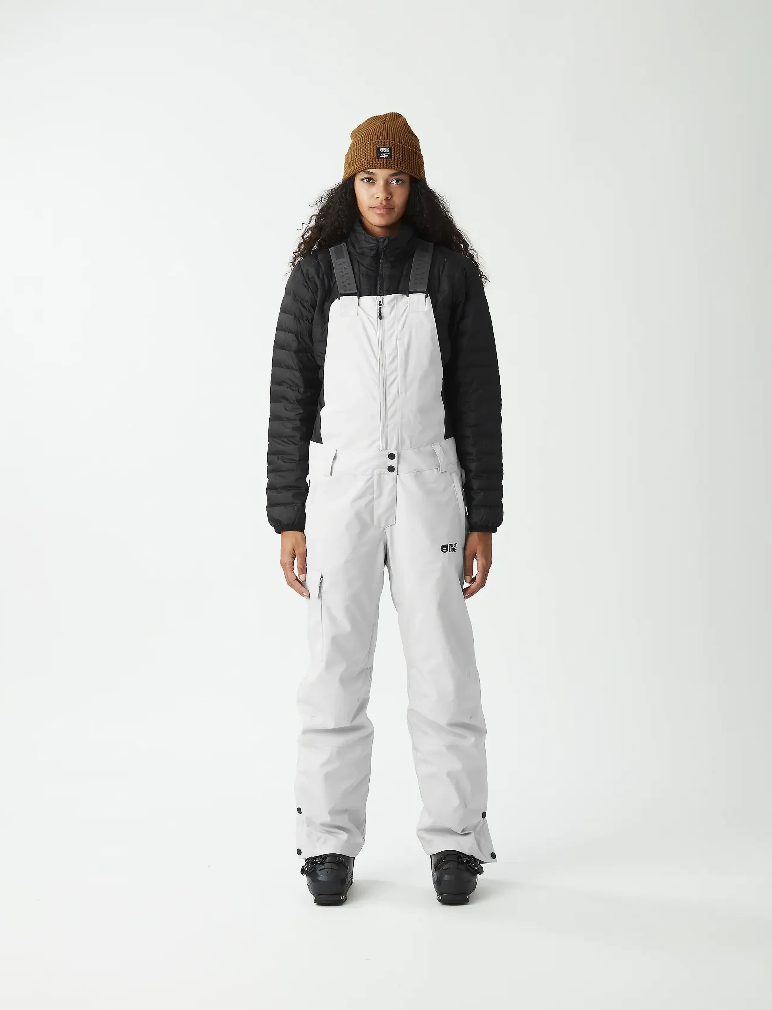 PICTURE ORGANIC CLOTHING - BRITA BIB PANTS - suusariietus - c vapor grey - 4