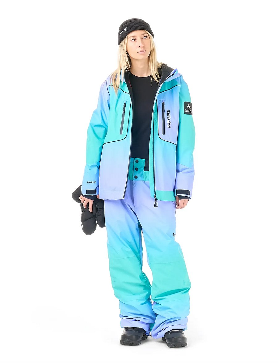 PICTURE ORGANIC CLOTHING - AKNA GRADIENT PANTS - skidkläder - frozen gradient print - 4
