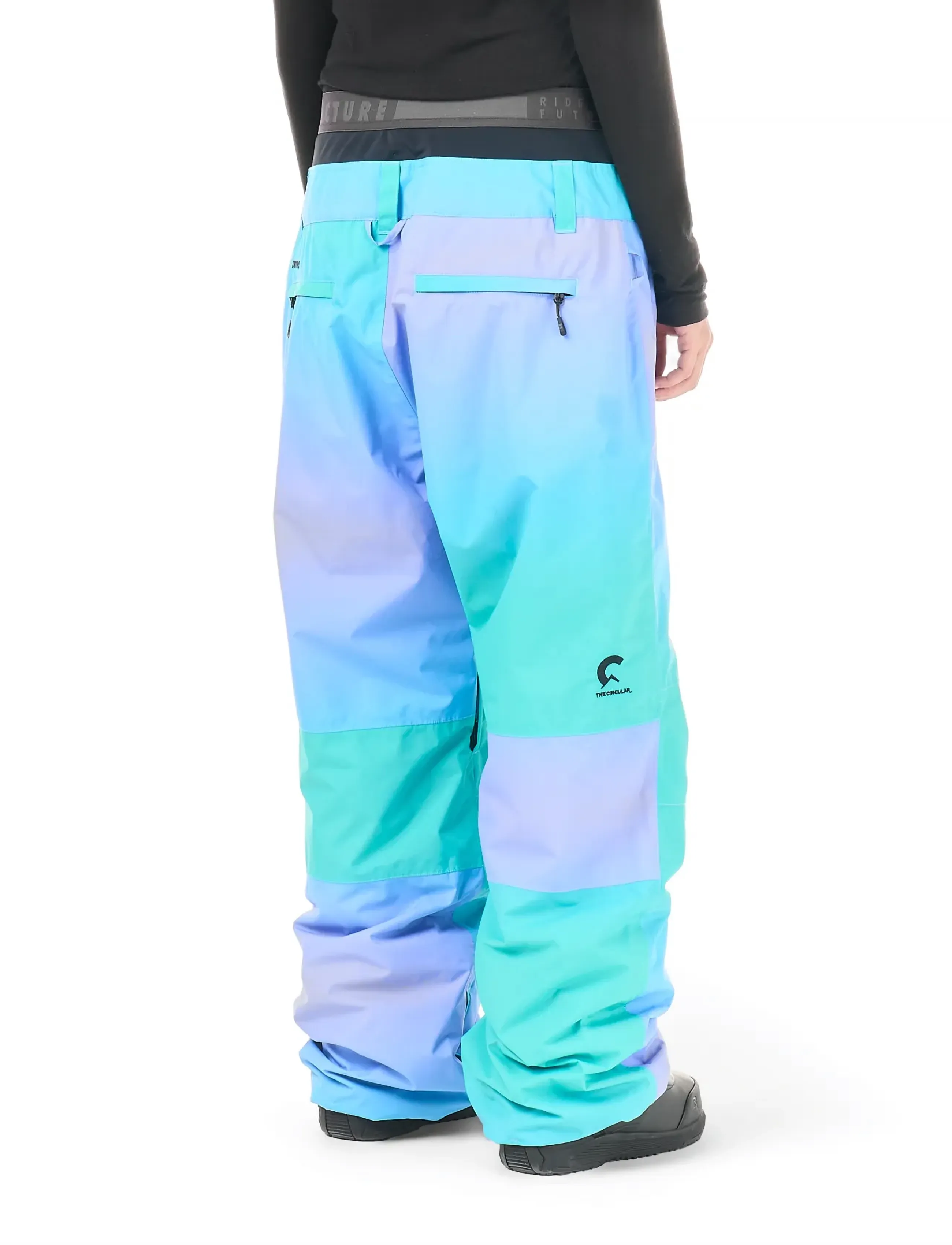 PICTURE ORGANIC CLOTHING - AKNA GRADIENT PANTS - skidkläder - frozen gradient print - 5