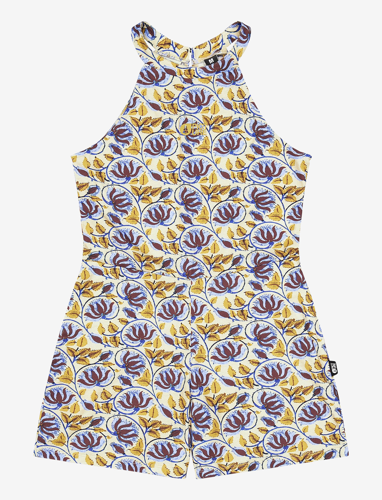 PICTURE ORGANIC CLOTHING - ALINNA PRINTED ROMPER - dresses & skirts - b alpine thistle print - 1