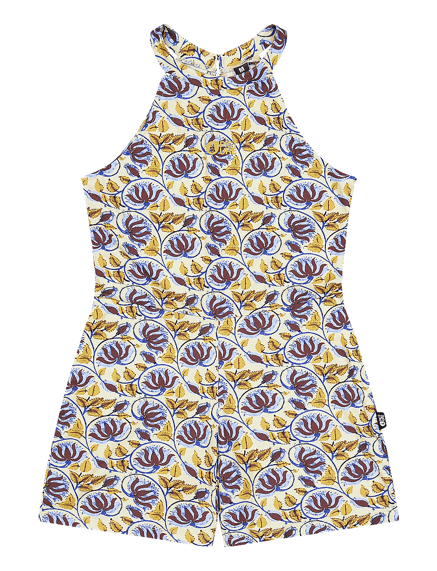 PICTURE ORGANIC CLOTHING - ALINNA PRINTED ROMPER - kleidid ja seelikud - b alpine thistle print - 1