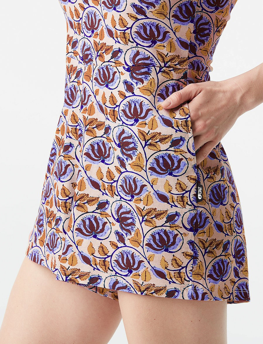 PICTURE ORGANIC CLOTHING - ALINNA PRINTED ROMPER - kleidid ja seelikud - b alpine thistle print - 0
