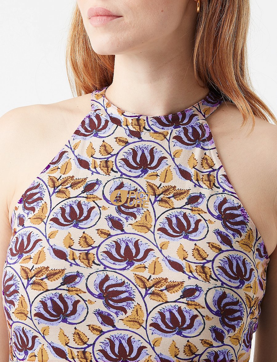 PICTURE ORGANIC CLOTHING - ALINNA PRINTED ROMPER - kleidid ja seelikud - b alpine thistle print - 3