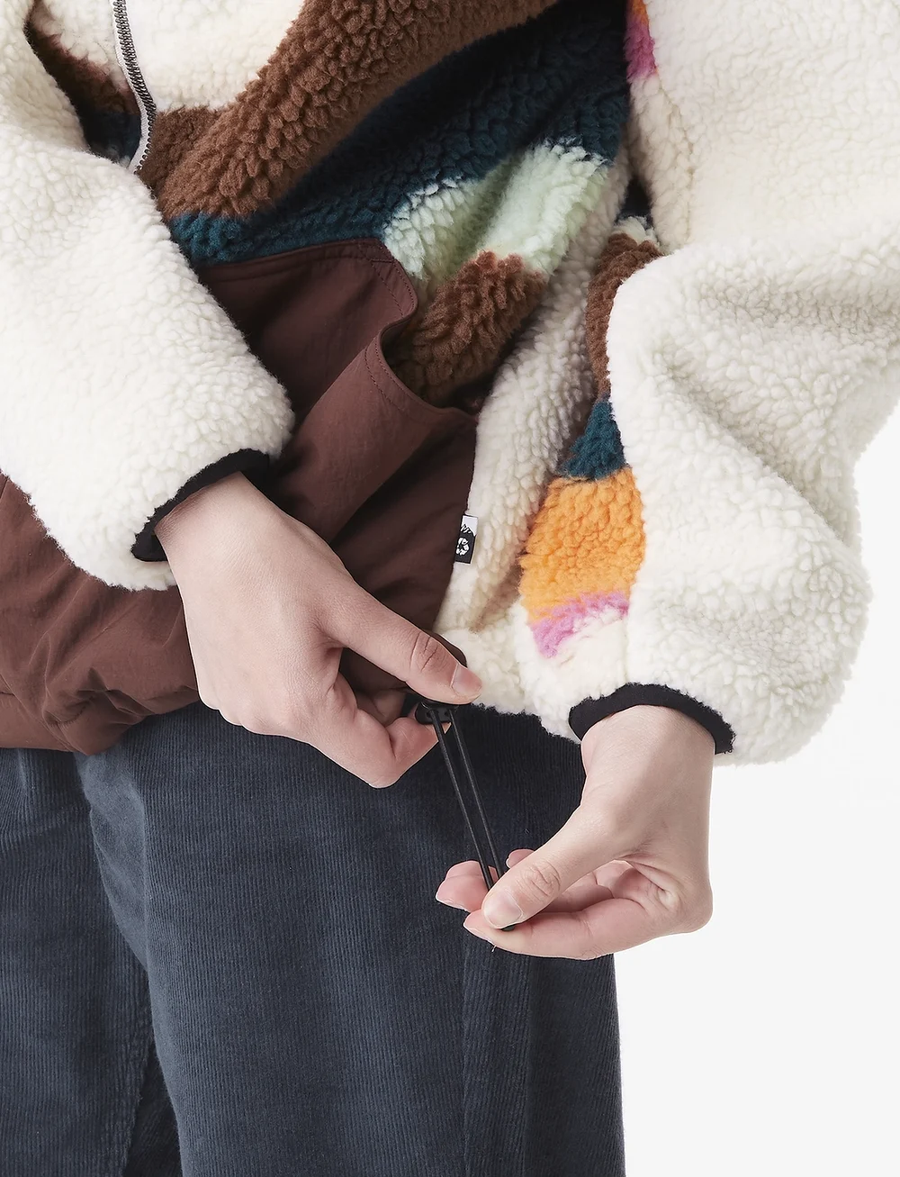 PICTURE ORGANIC CLOTHING - AKUNA ZIP FLEECE - fleece & midlayer - tofu - 5