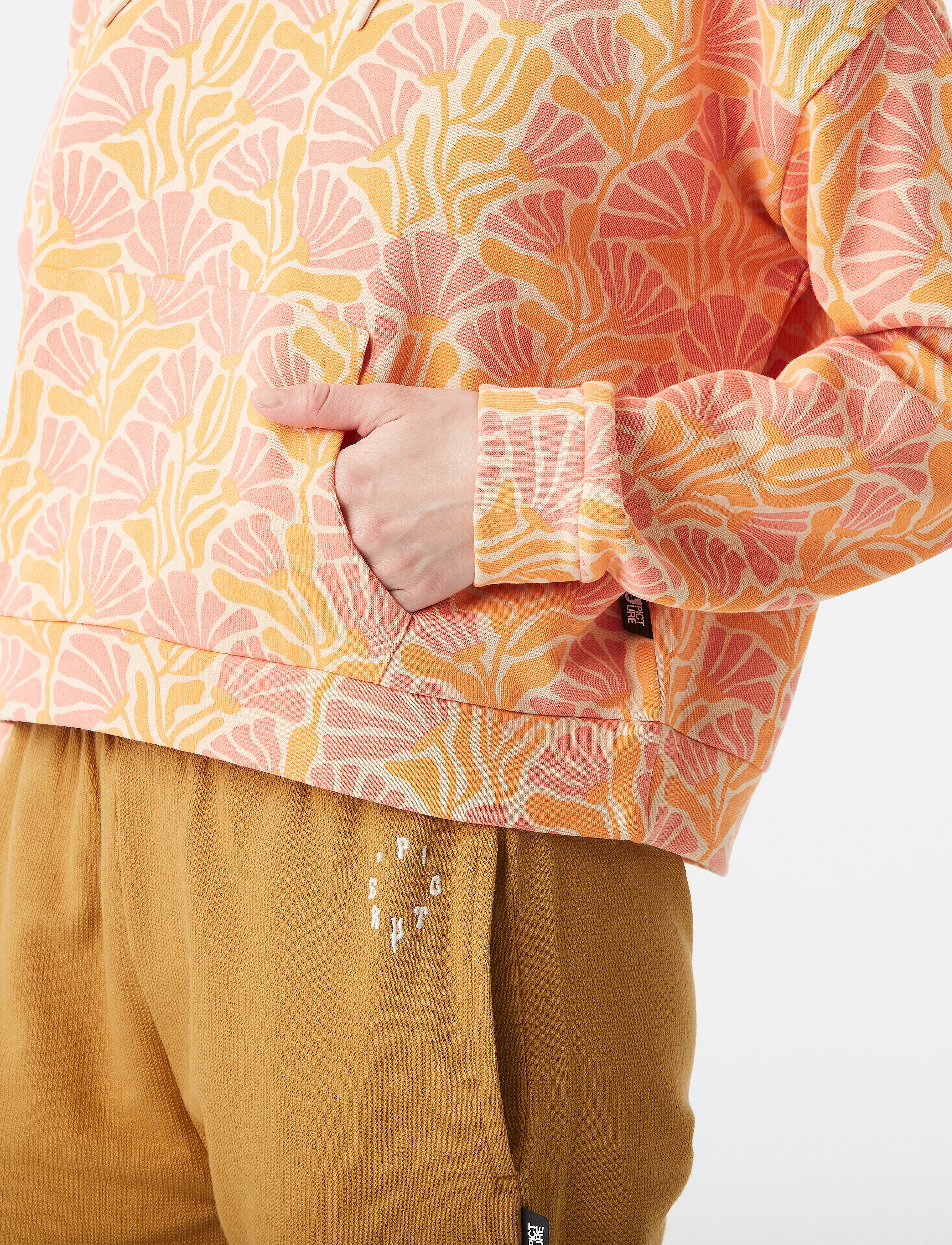 PICTURE ORGANIC CLOTHING - NERIS PRINTED HOODIE - bluzy i swetry - b posidonie print - 4