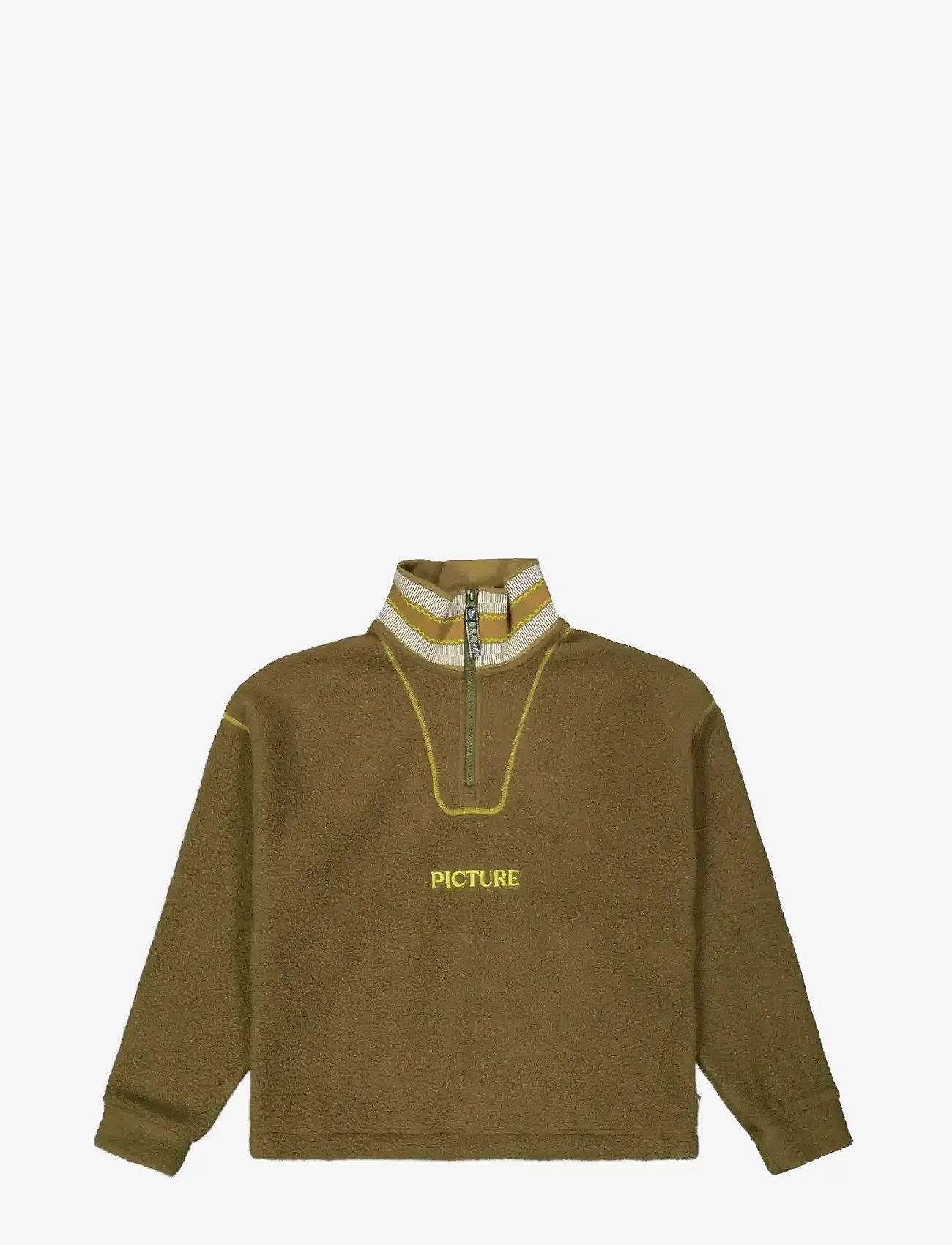 PICTURE ORGANIC CLOTHING - CYLLA CROP 1/4 FLEECE - tops - b black - 1