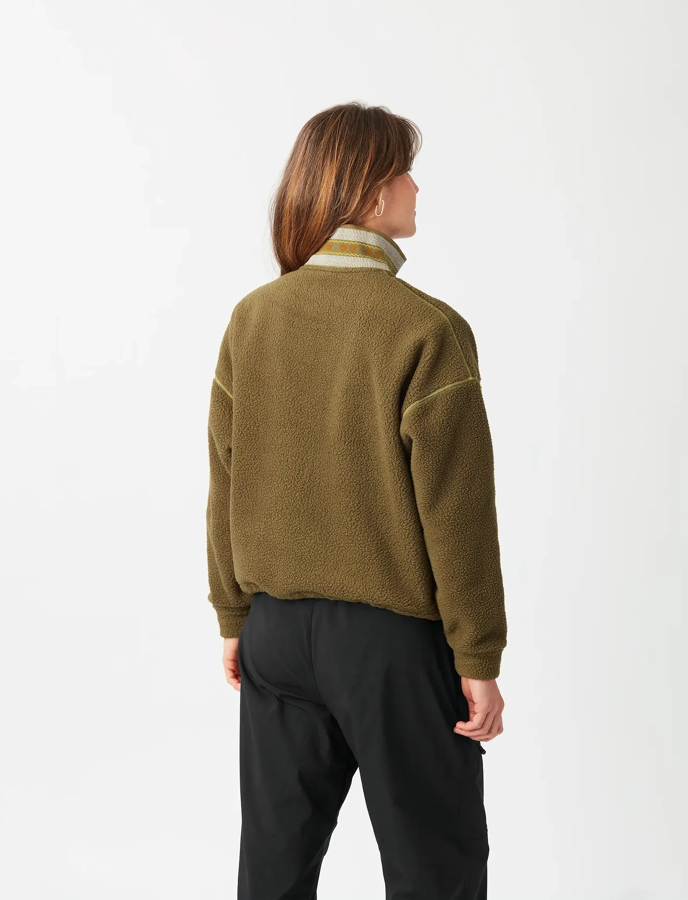 PICTURE ORGANIC CLOTHING - CYLLA CROP 1/4 FLEECE - hauts - b black - 3