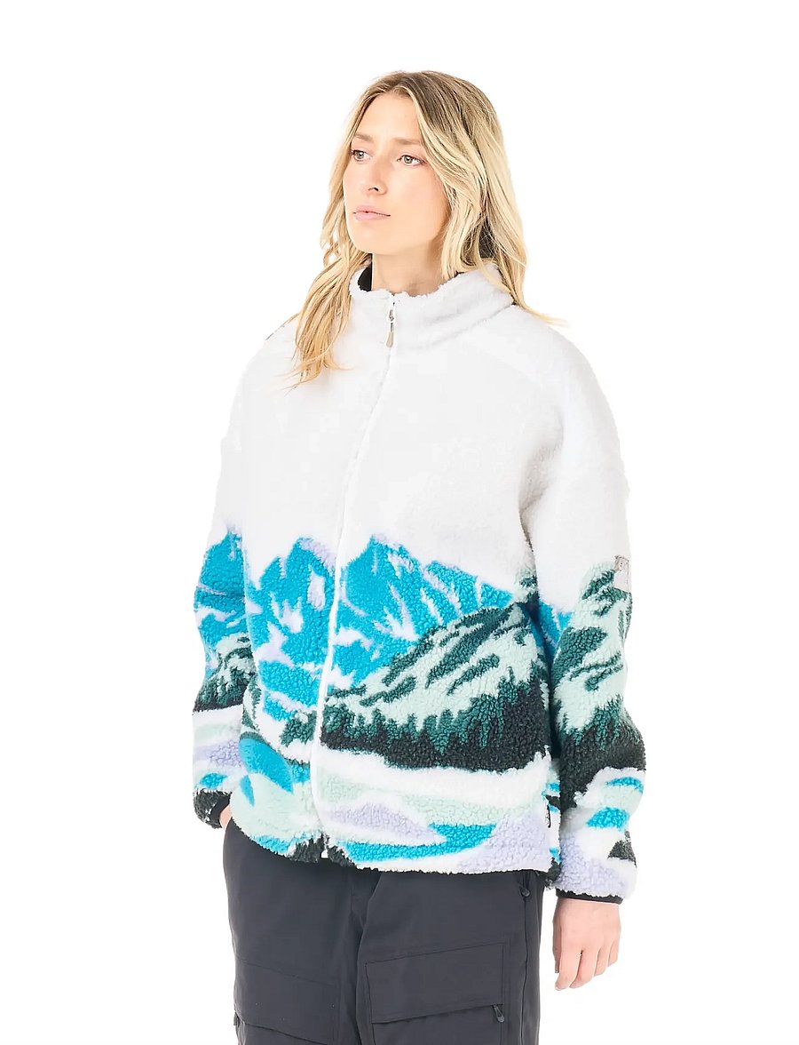 PICTURE ORGANIC CLOTHING - NYSS ZIP FLEECE - landscape pure - 0