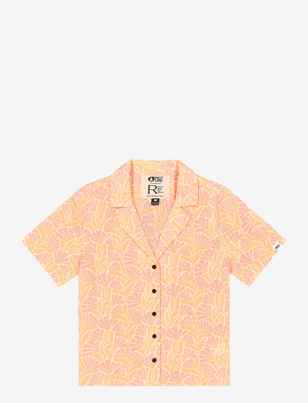 PICTURE ORGANIC CLOTHING - KINTHA PRINTED SHIRT - skjorter - a posidonie print - 1