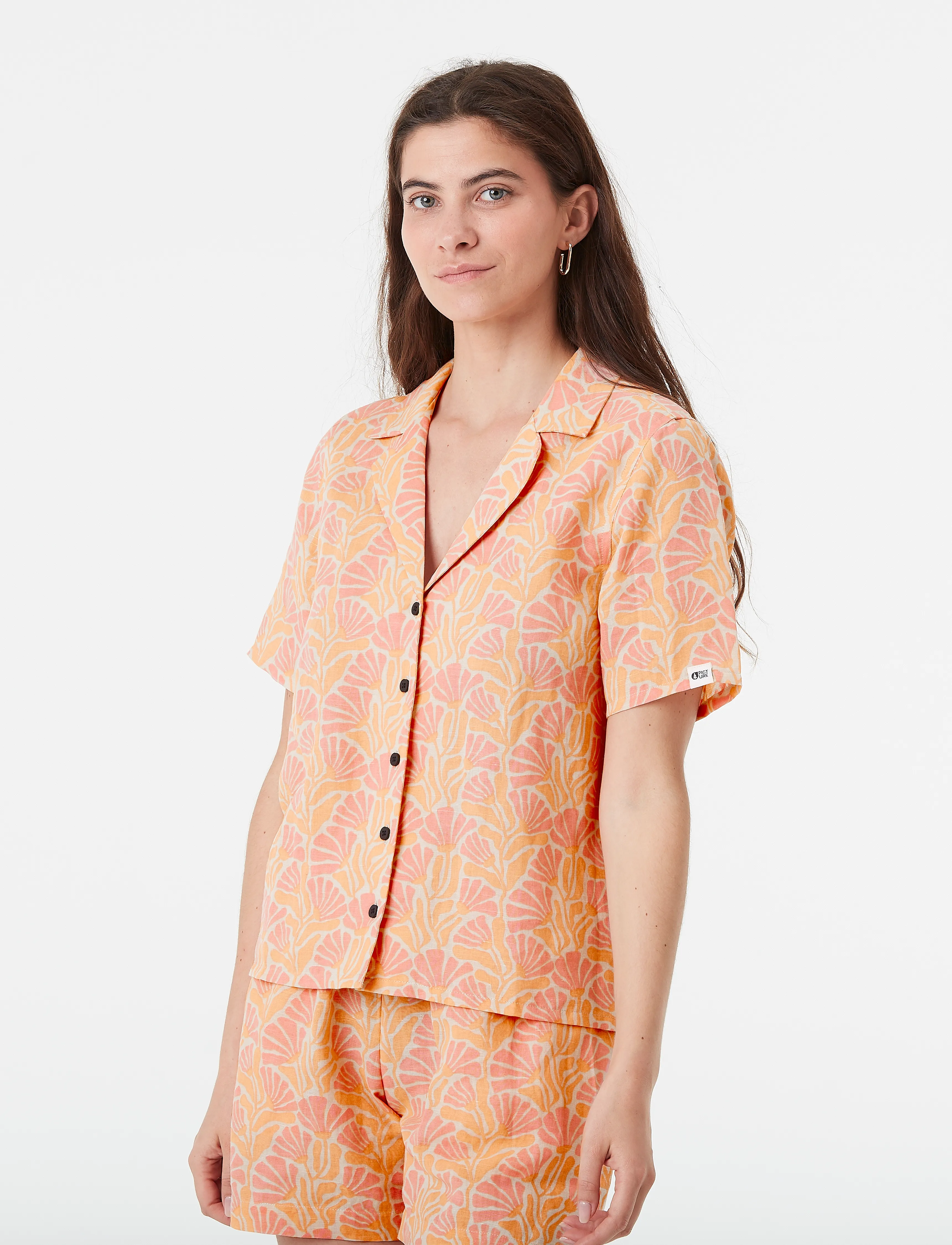 PICTURE ORGANIC CLOTHING - KINTHA PRINTED SHIRT - chemises - a posidonie print - 3