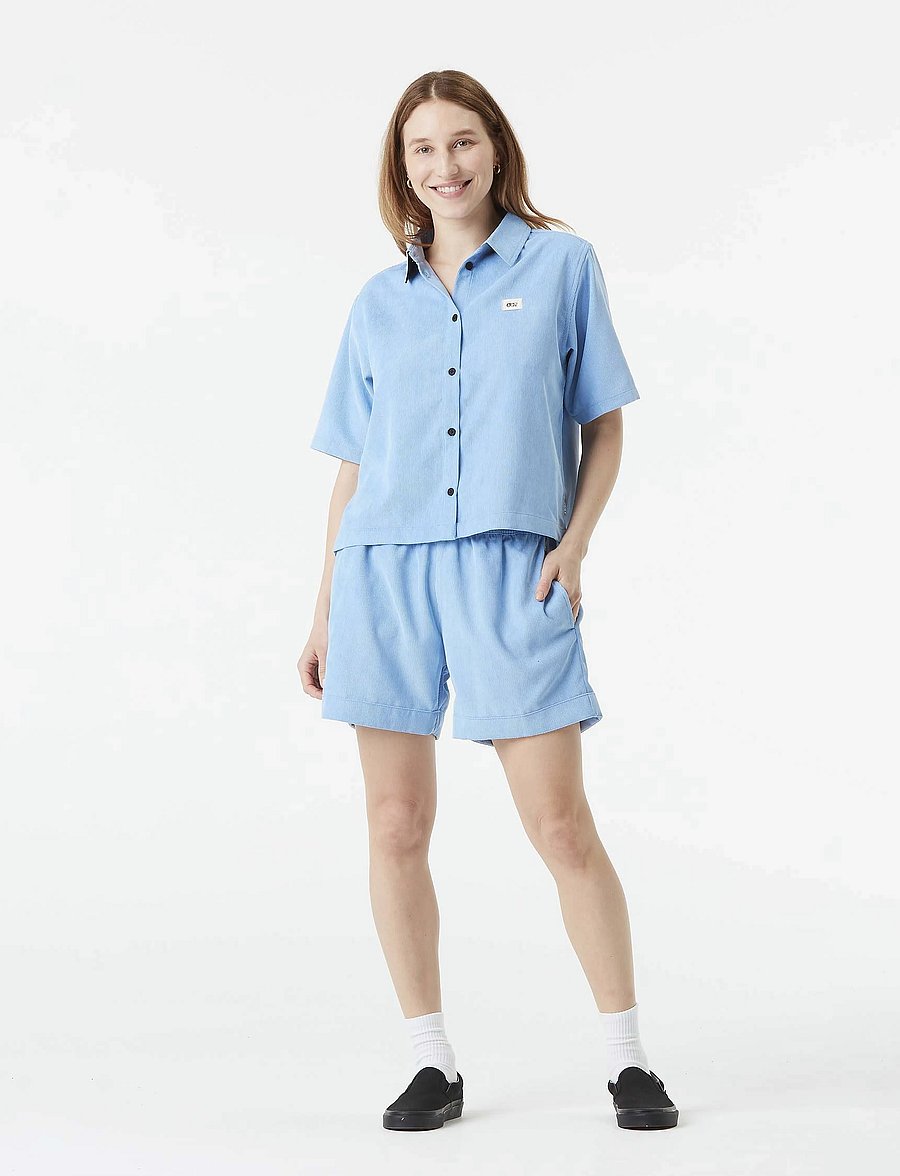 PICTURE ORGANIC CLOTHING - SESIA CORD SHIRT - marškiniai - b vista blue - 0