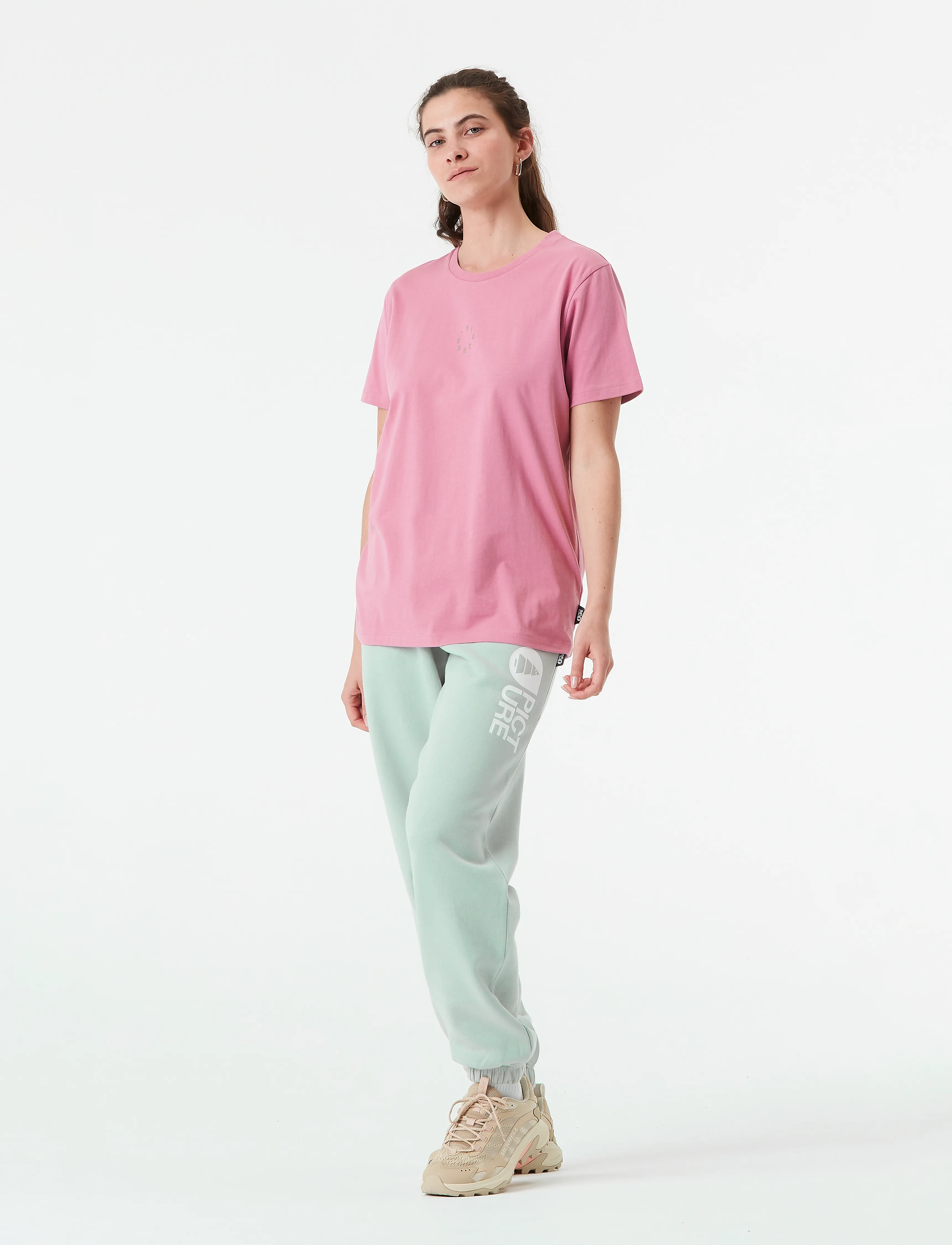 PICTURE ORGANIC CLOTHING Virel Tee, Kvinder, T-Shirt, Pink, Str: XS