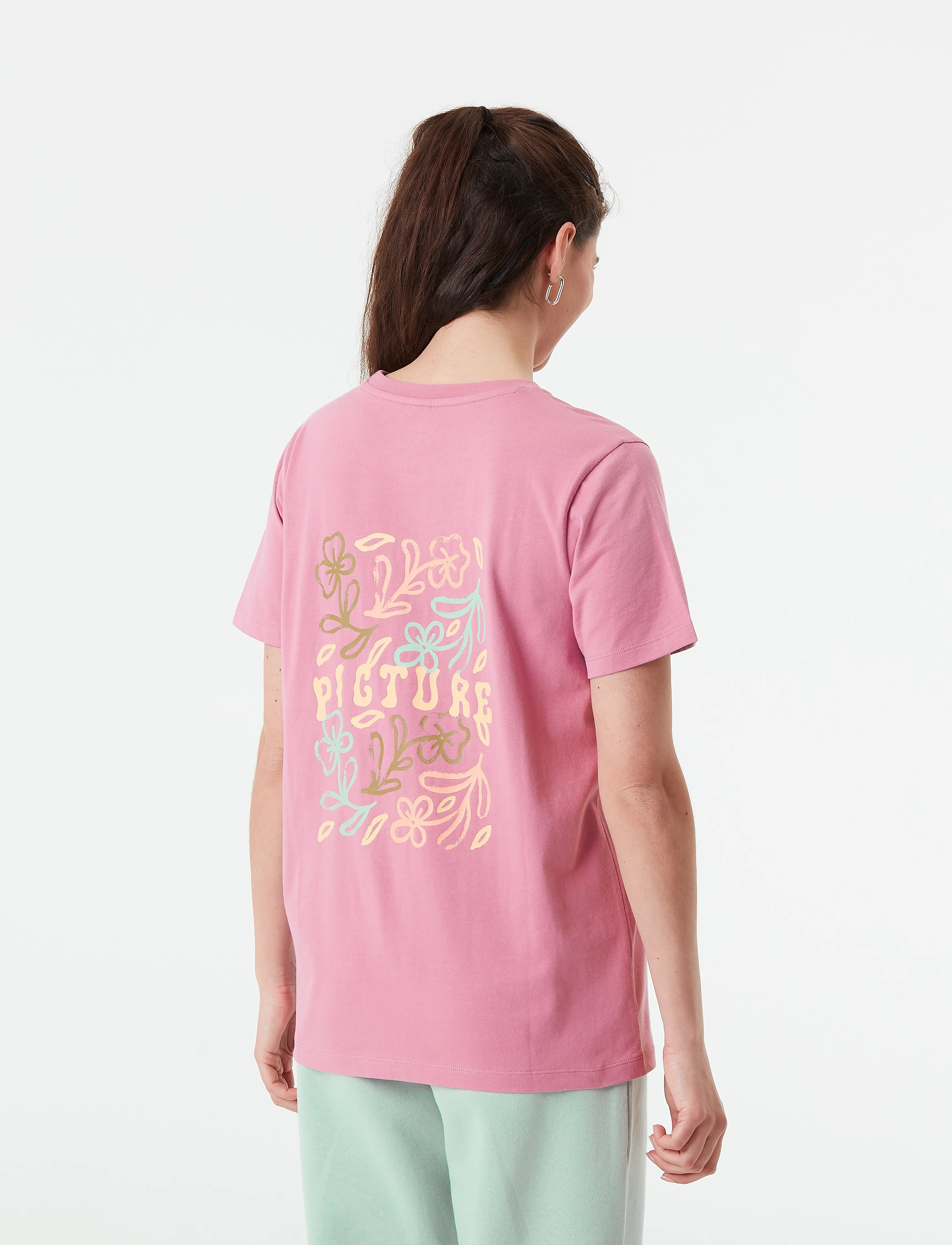 PICTURE ORGANIC CLOTHING - VIREL TEE - t-shirts - a mauve orchid - 4