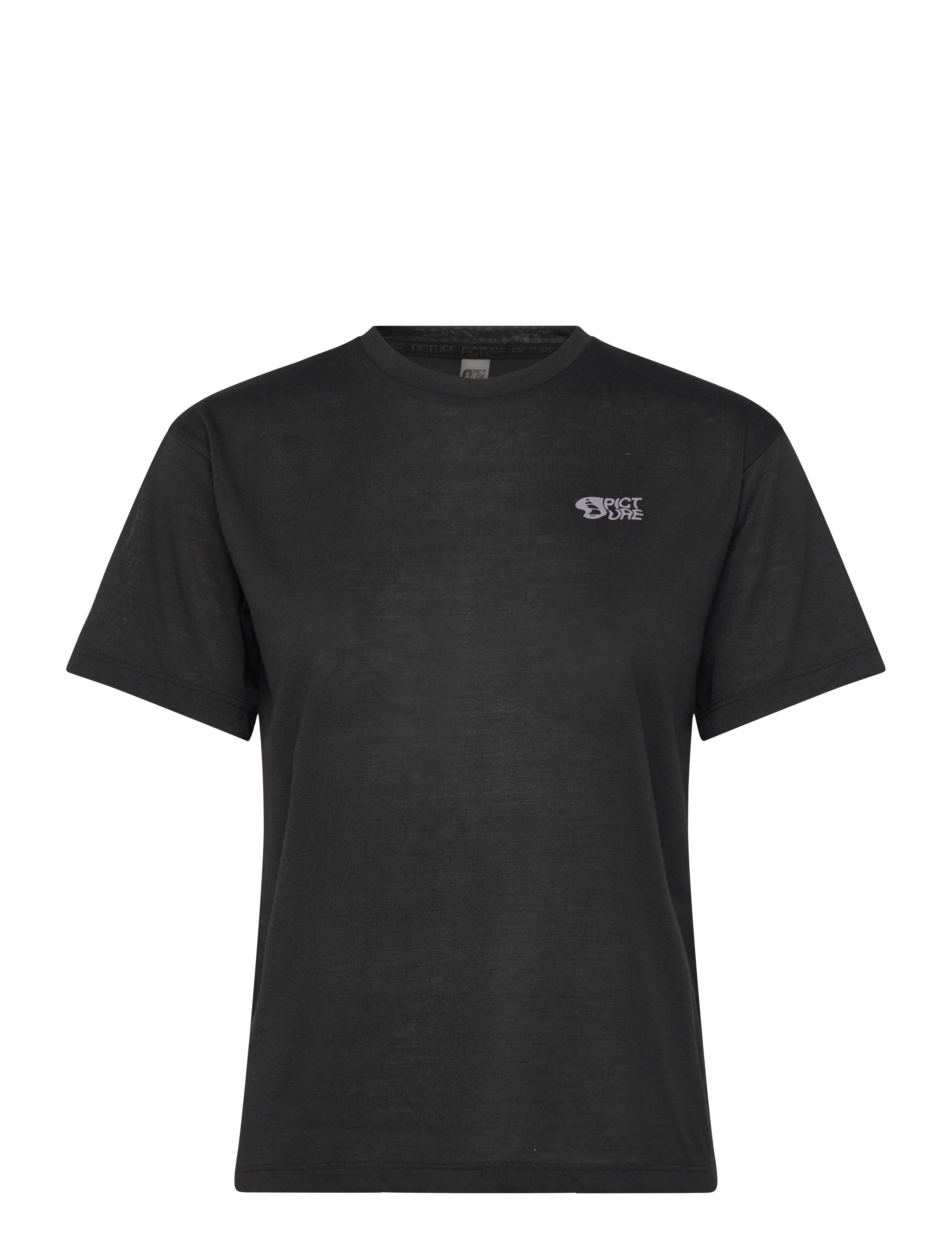 PICTURE ORGANIC CLOTHING TIMONT W TECH TEE - Vis alt - BLACK / black