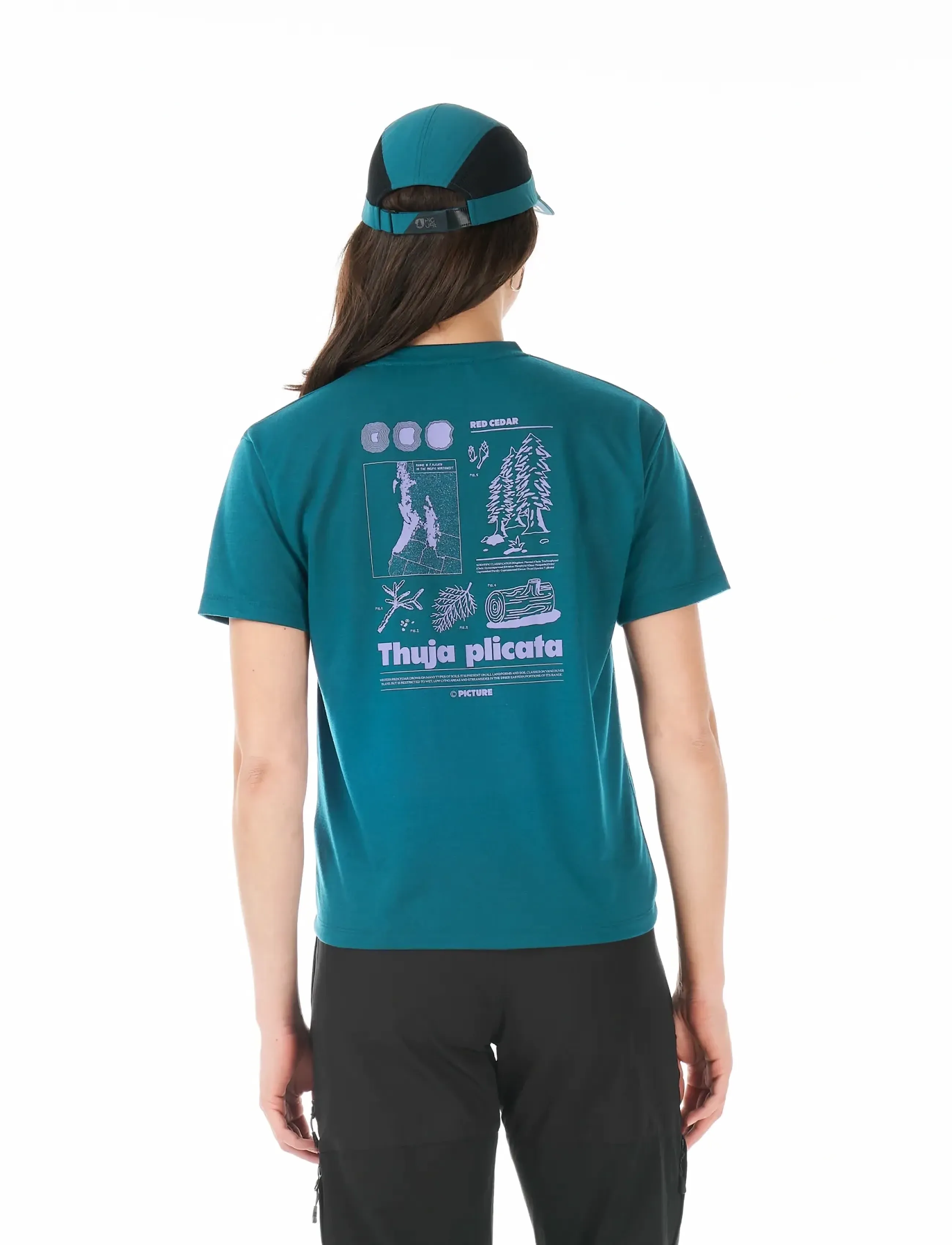 PICTURE ORGANIC CLOTHING TIMONT W TECH TEE - Sportstoppe - DEEP WATER / blue
