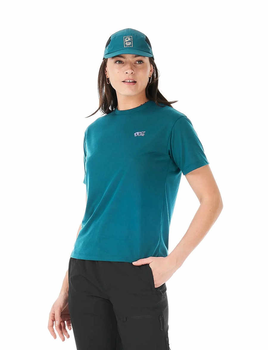 PICTURE ORGANIC CLOTHING - TIMONT W TECH TEE - alussärgid ja t-särgid - deep water - 4