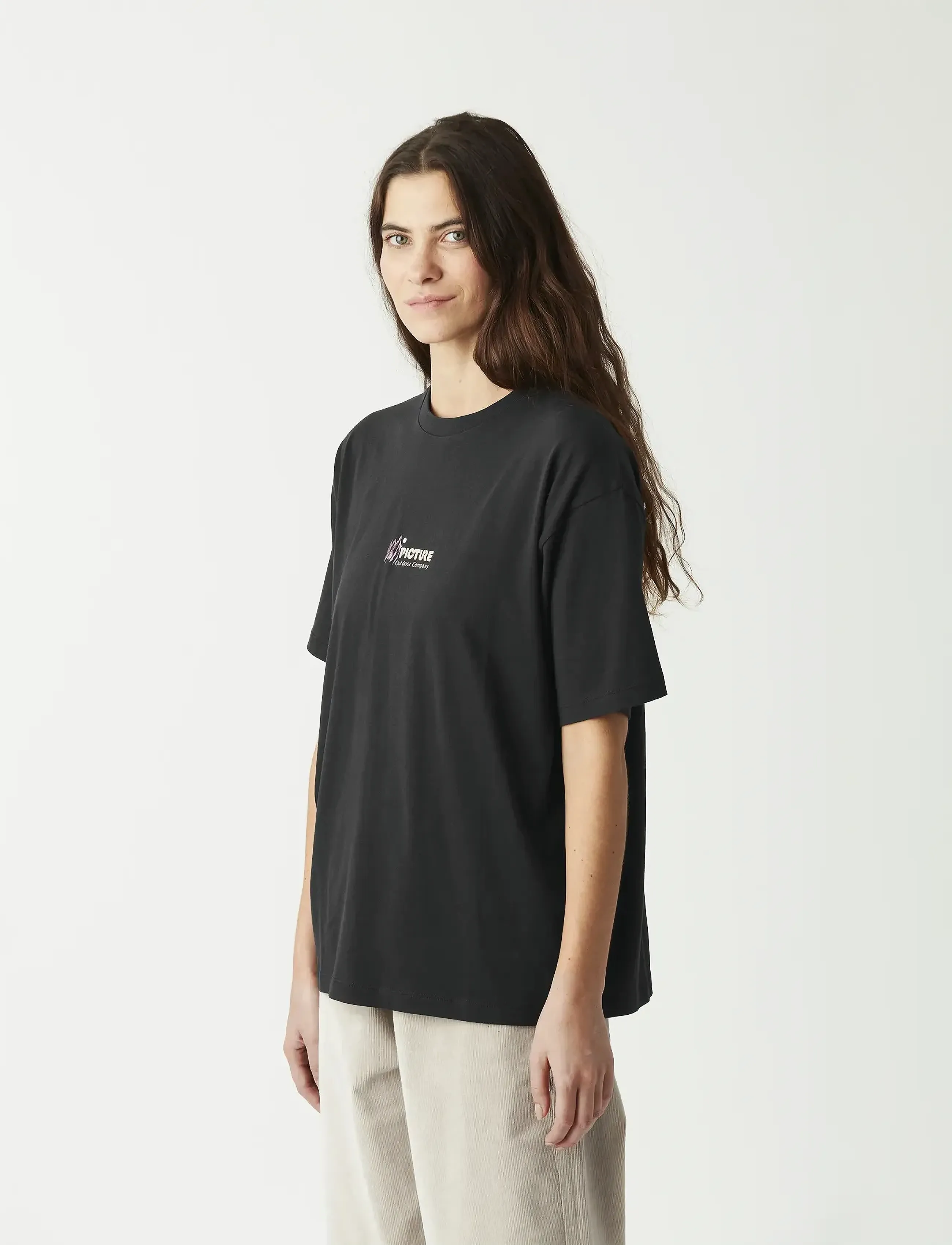 PICTURE ORGANIC CLOTHING Omii Tee, Kvinder, Kortærmet T-Shirt, Sort, Str: M
