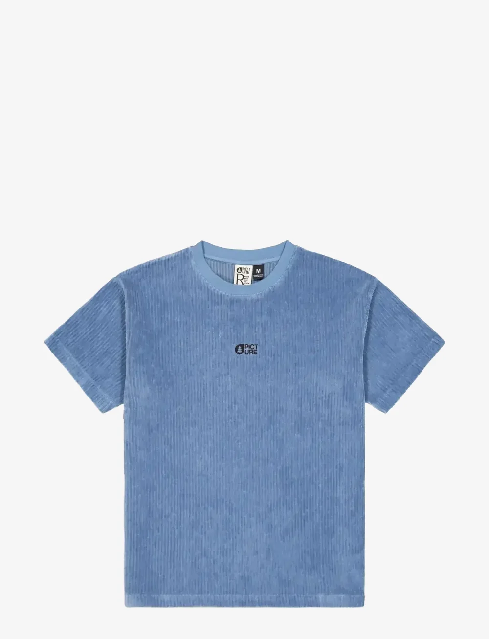 PICTURE ORGANIC CLOTHING - LAIKKO VELOURS TEE - t-särgid - b stonewash - 1