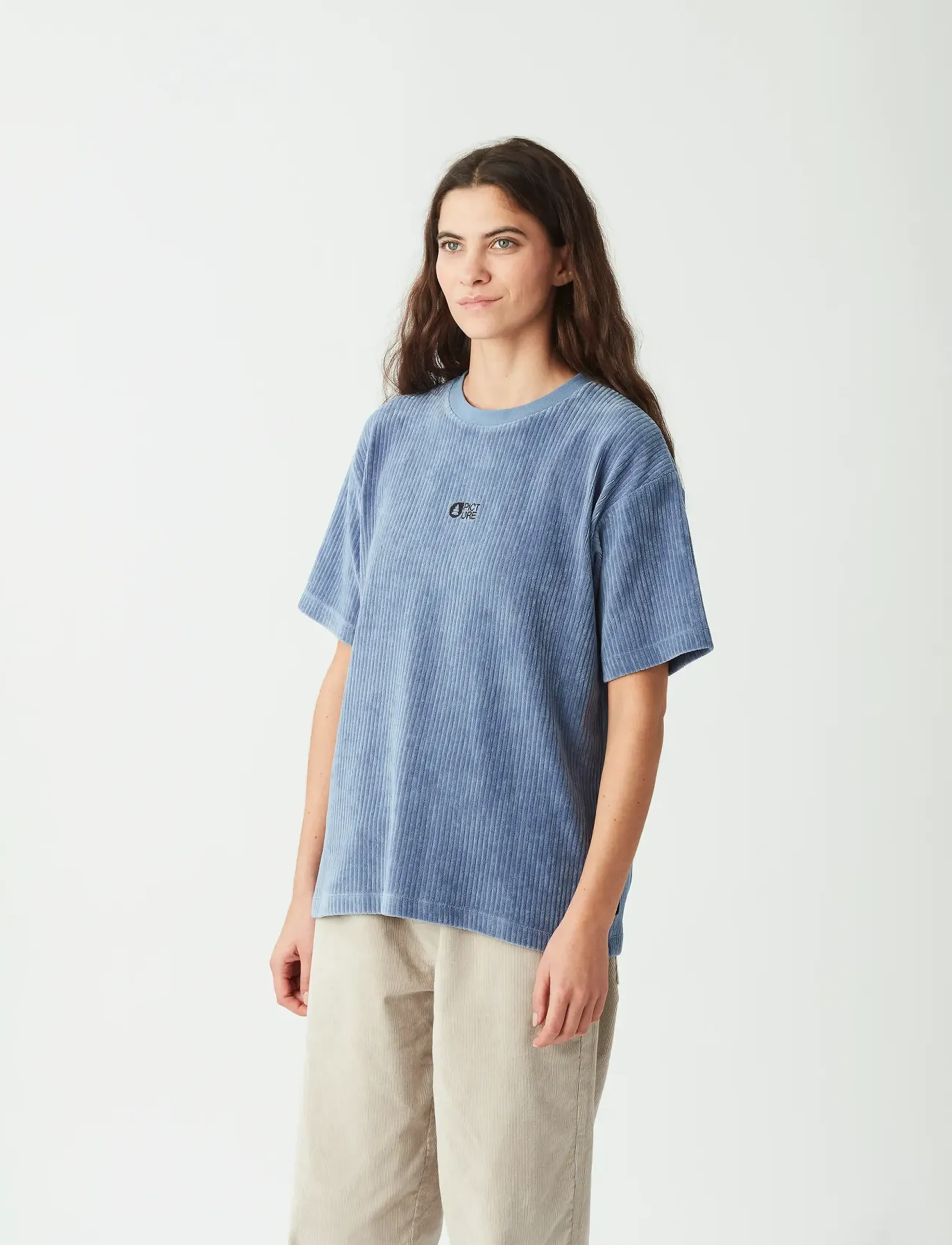 PICTURE ORGANIC CLOTHING - LAIKKO VELOURS TEE - t-shirts - b stonewash - 3