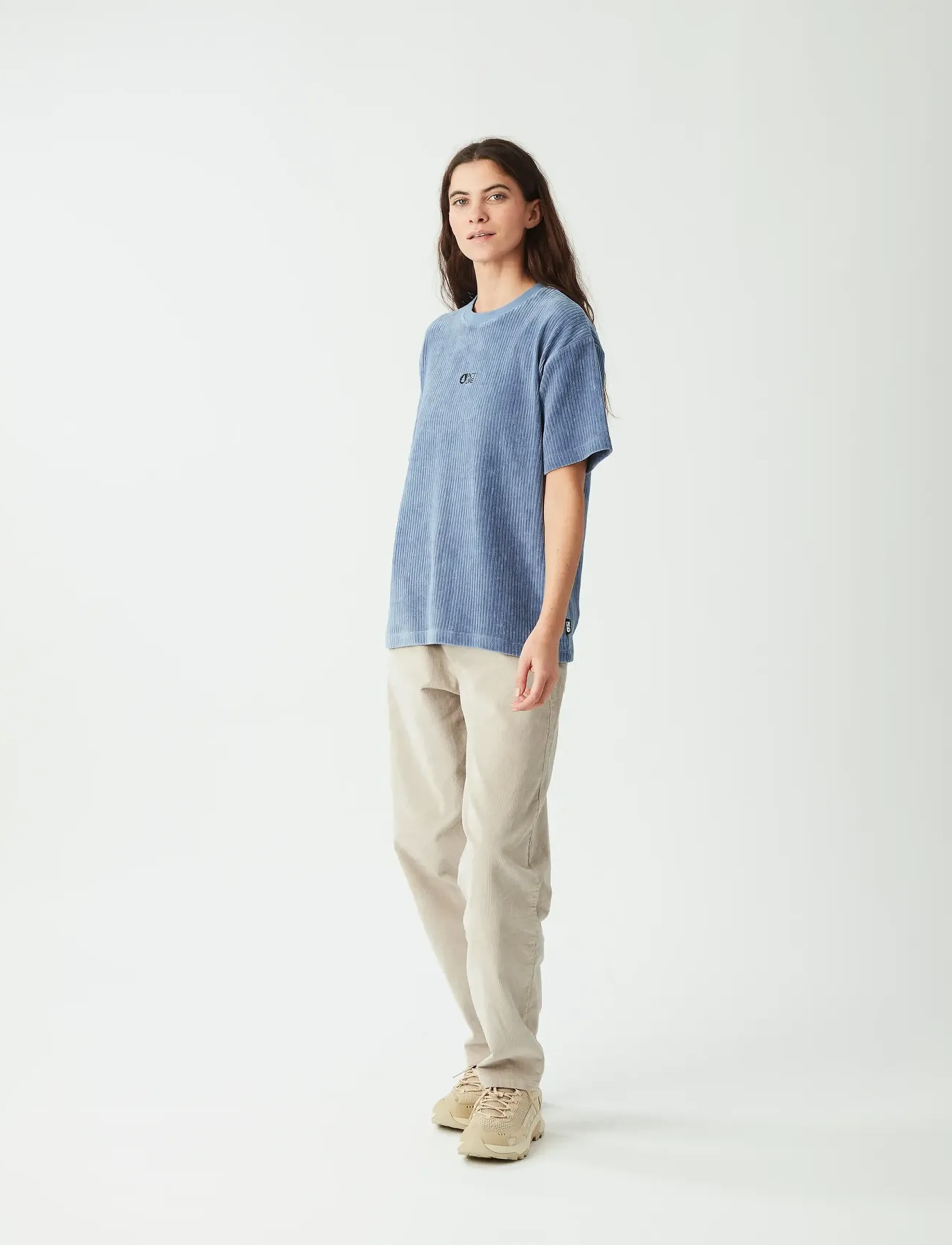 PICTURE ORGANIC CLOTHING - LAIKKO VELOURS TEE - t-shirts - b stonewash - 4