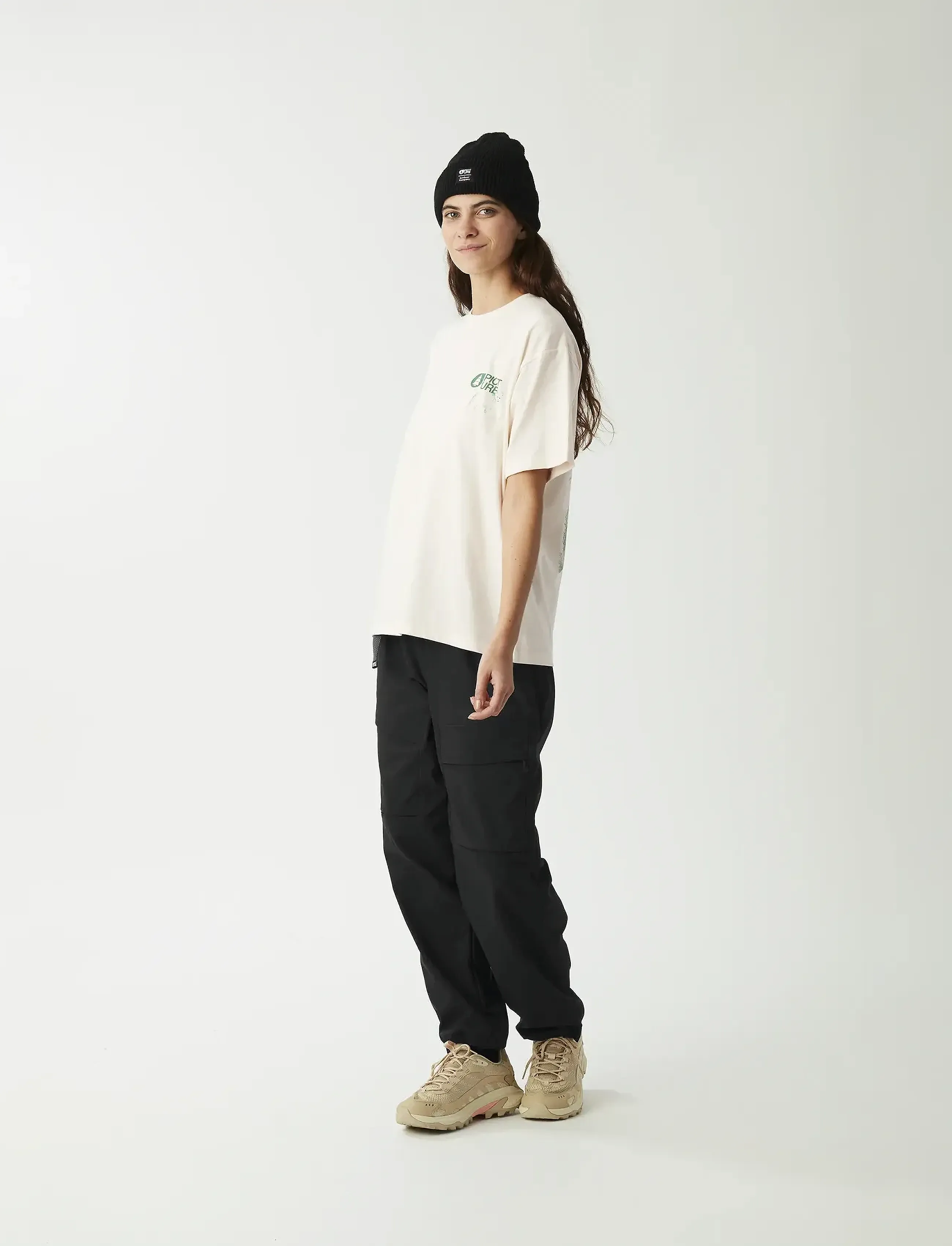 PICTURE ORGANIC CLOTHING Manon Diemer Tee, Kvinder, T-Shirt, Hvid, Str: XL
