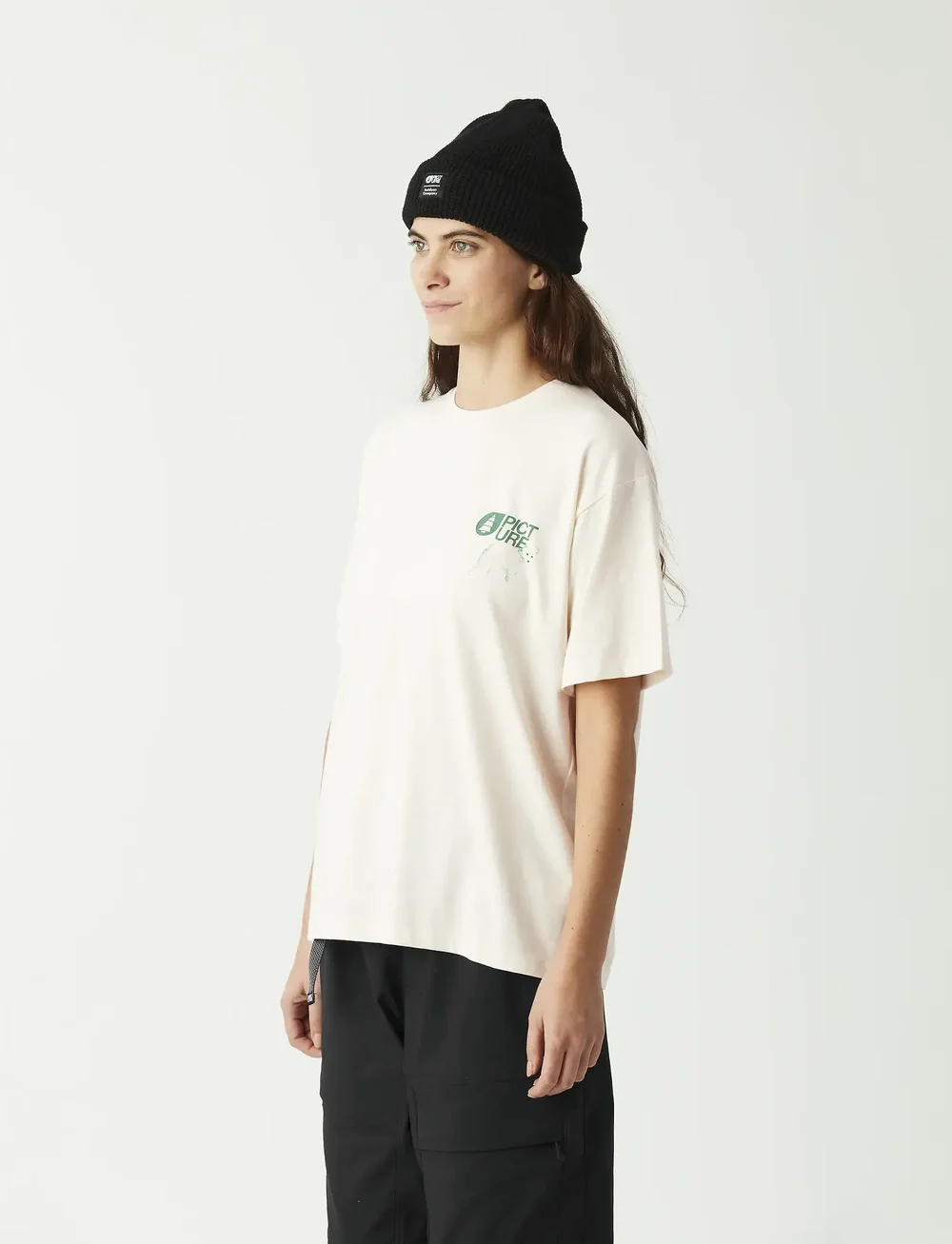 PICTURE ORGANIC CLOTHING - MANON DIEMER TEE - t-shirts - a white fox - 3
