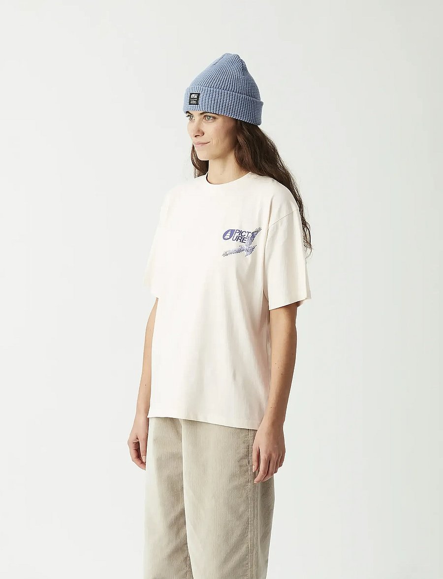 PICTURE ORGANIC CLOTHING - MANON DIEMER TEE - t-shirts - b white eagle - 3