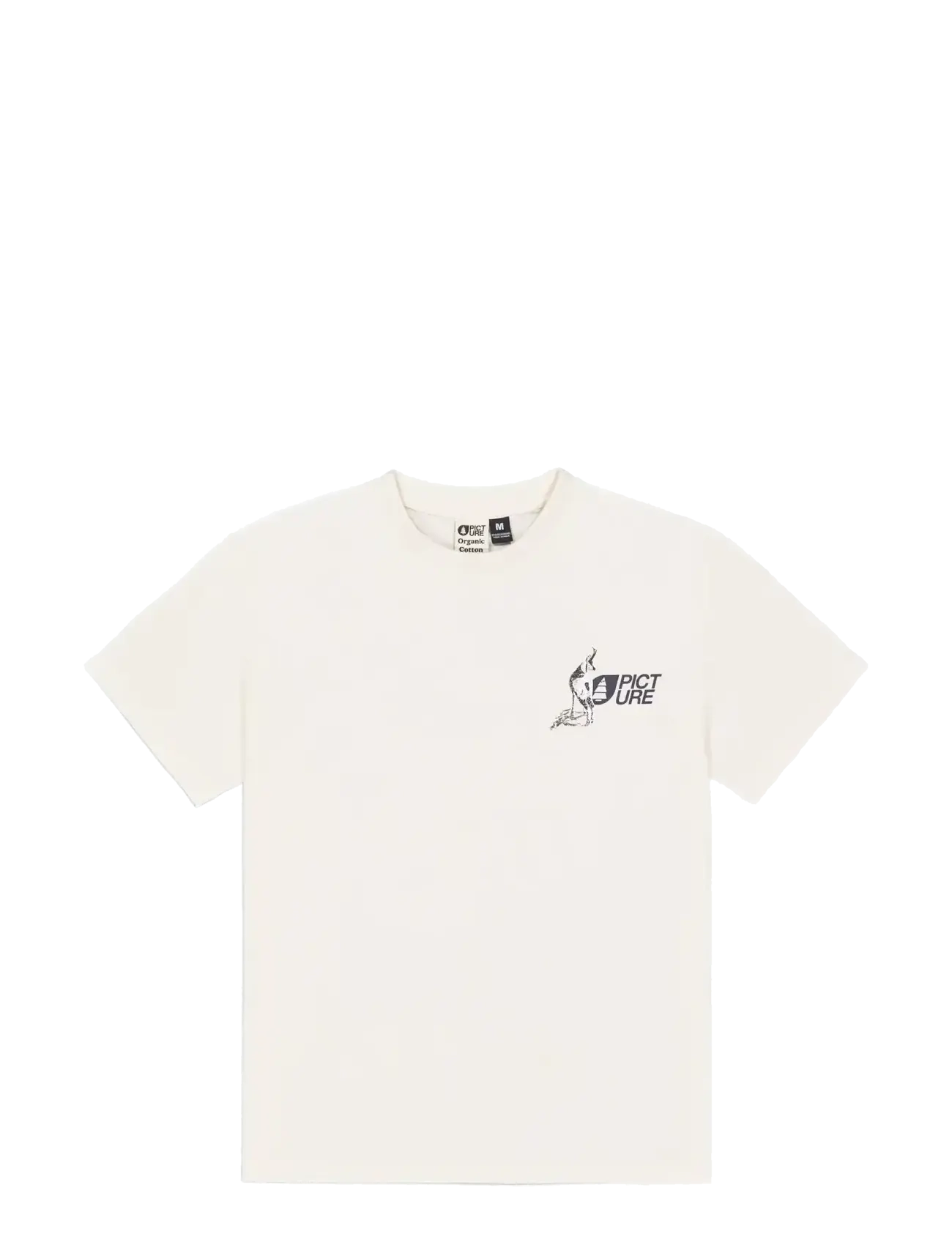 PICTURE ORGANIC CLOTHING MANON DIEMER TEE - PICTURE ORGANIC CLOTHING - C WHITE BEAR / white