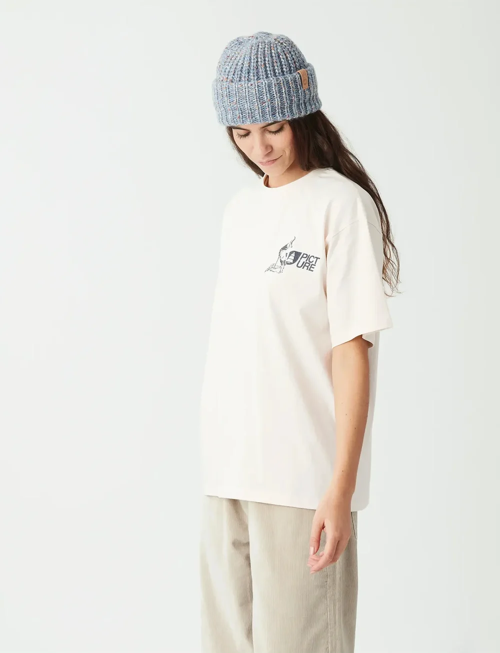 PICTURE ORGANIC CLOTHING - MANON DIEMER TEE - t-shirts - c white bear - 3