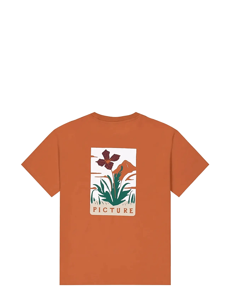 PICTURE ORGANIC CLOTHING - YOVEL TEE - t-shirts - mango - 2
