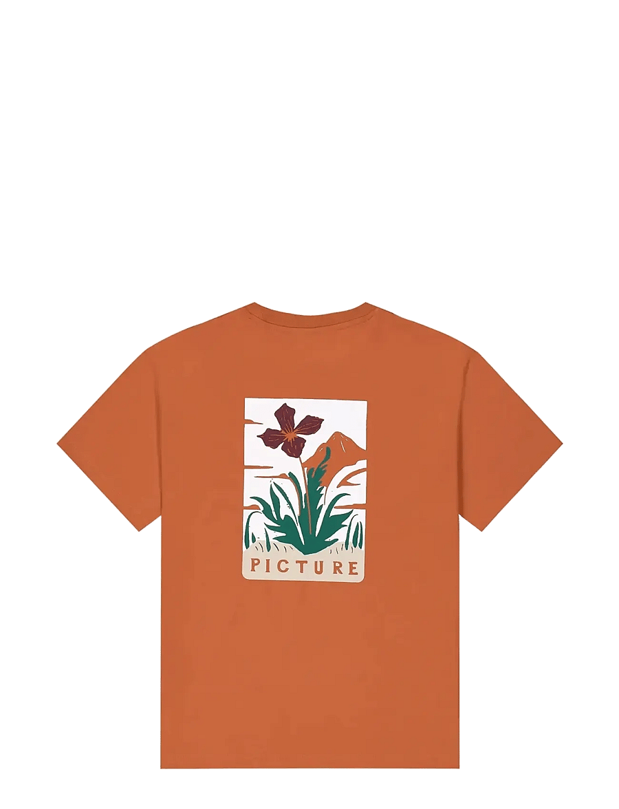 PICTURE ORGANIC CLOTHING - YOVEL TEE - t-shirts - mango - 2