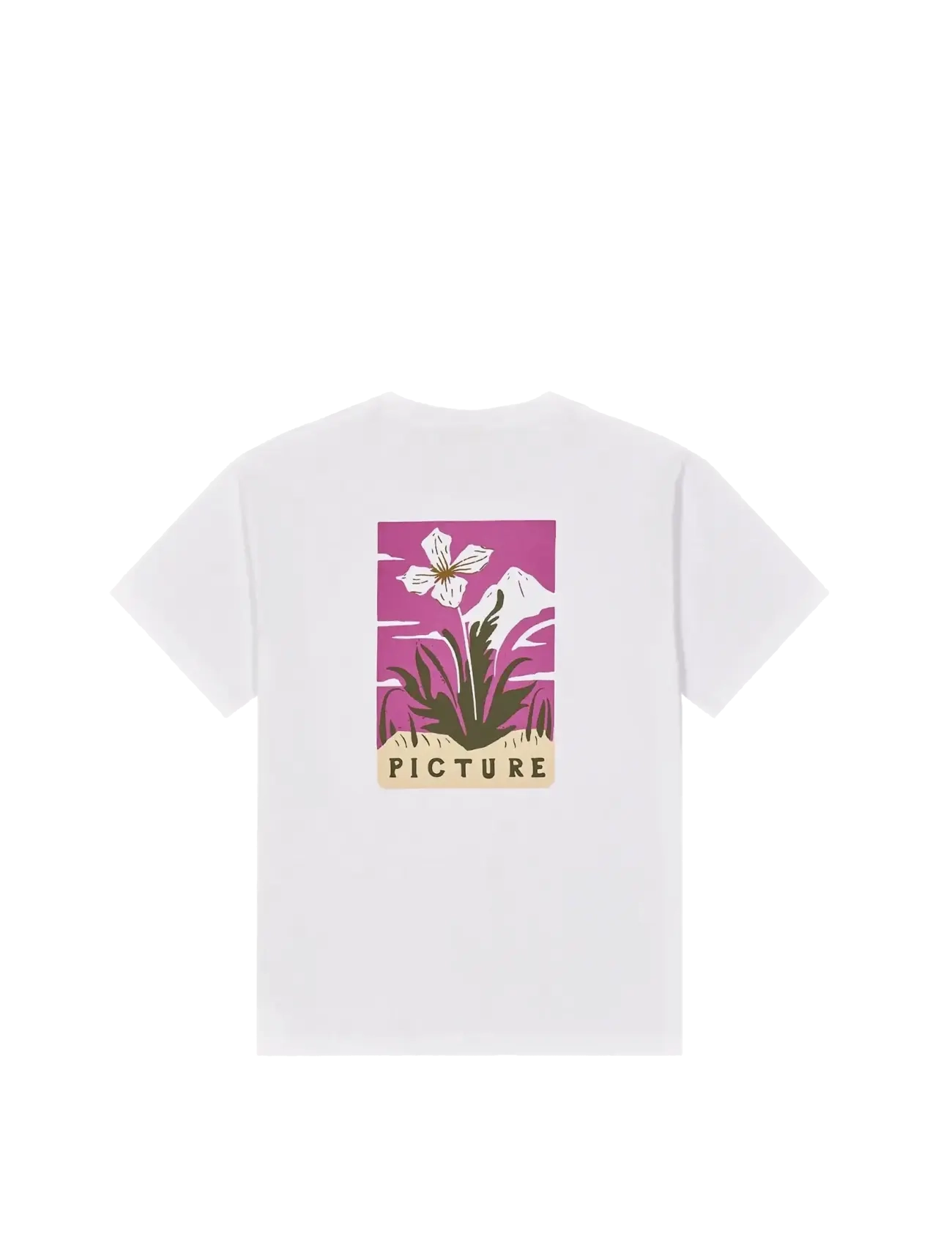 PICTURE ORGANIC CLOTHING - YOVEL TEE - alussärgid ja t-särgid - white - 2
