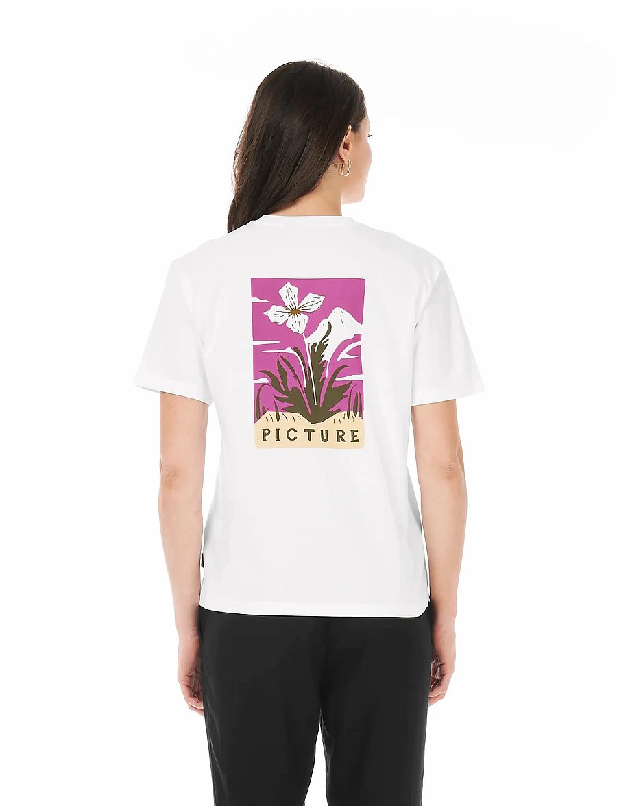 PICTURE ORGANIC CLOTHING - YOVEL TEE - alussärgid ja t-särgid - white - 3