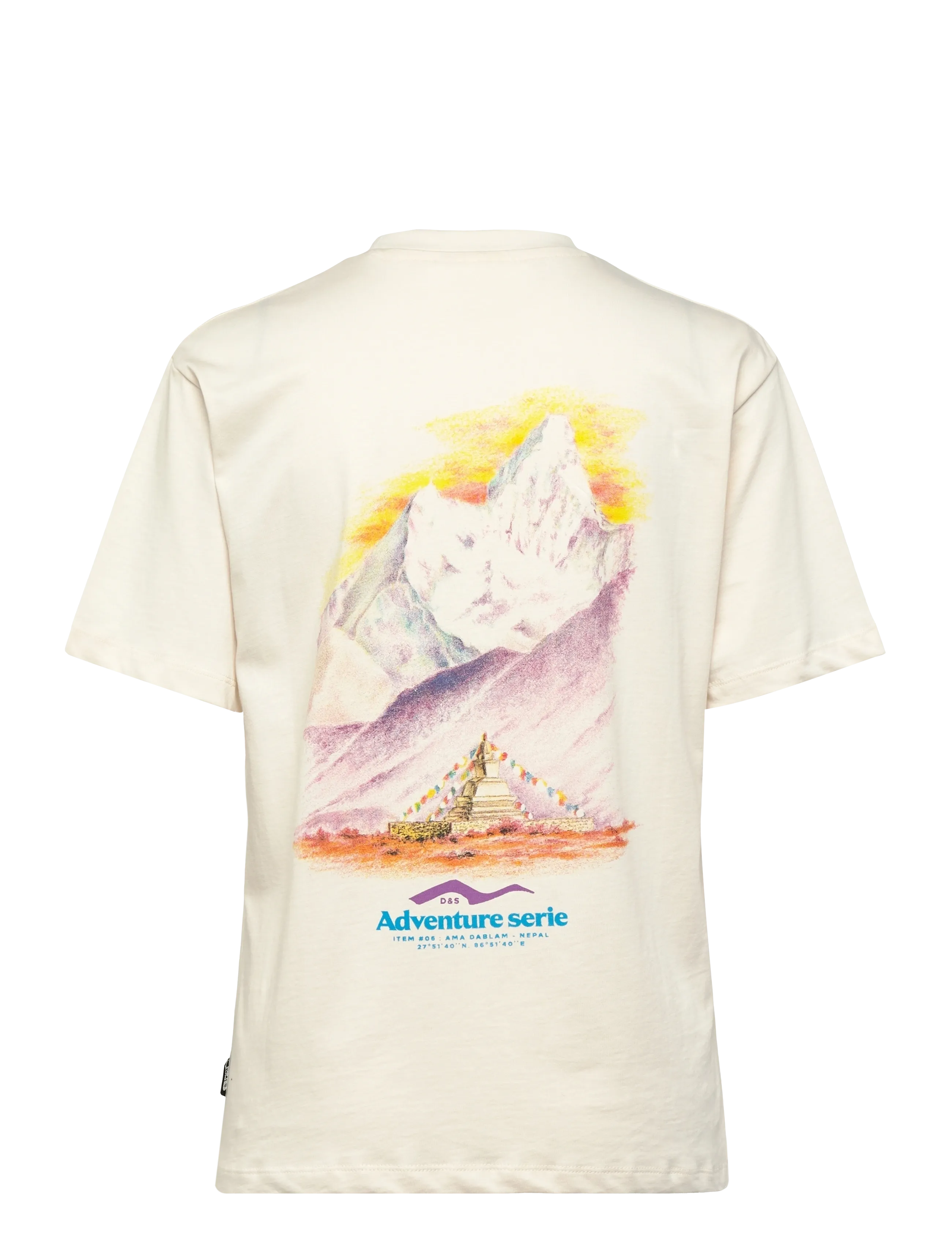 PICTURE ORGANIC CLOTHING - D&S NEPAL W TEE - t-shirts - a natural white - 1