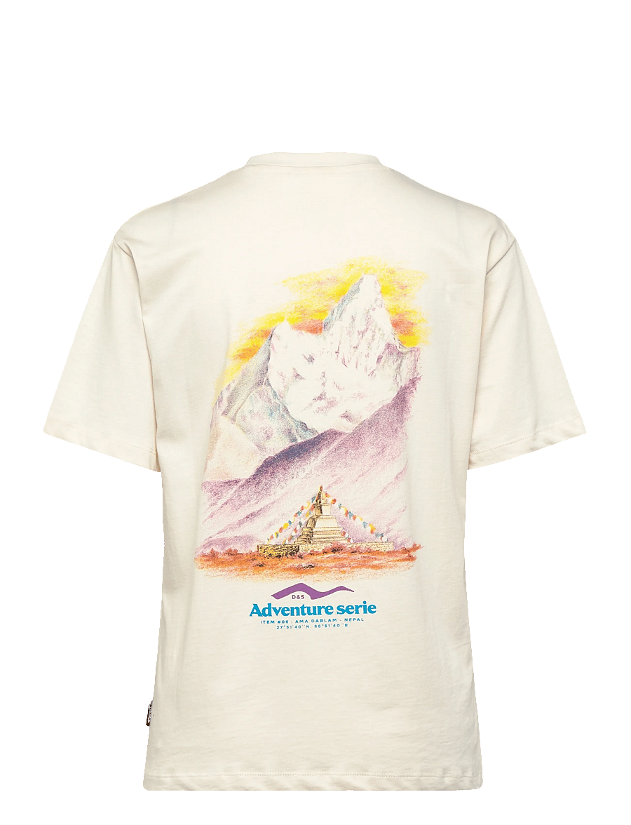 PICTURE ORGANIC CLOTHING - D&S NEPAL W TEE - t-shirts - a natural white - 1