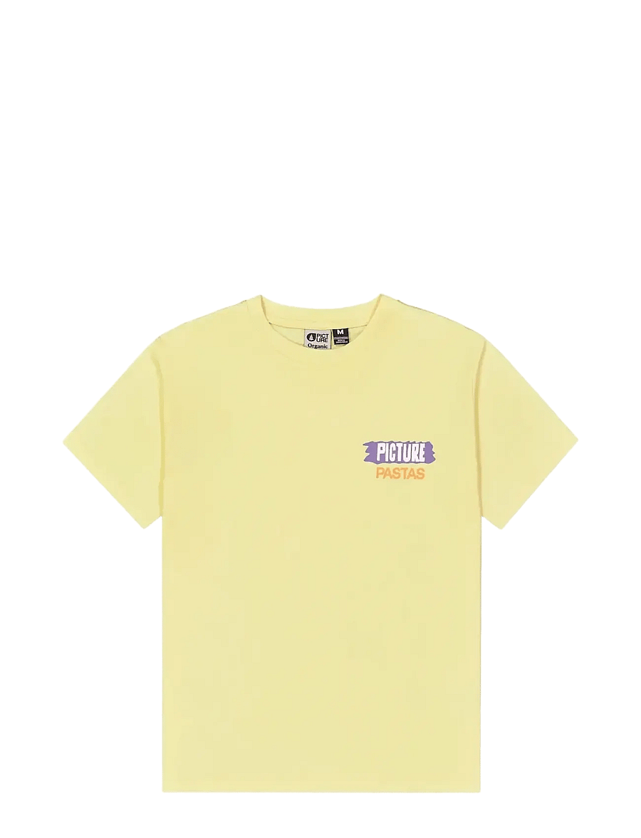 PICTURE ORGANIC CLOTHING - CASTURA TEE - t-shirts - french vanilla - 1