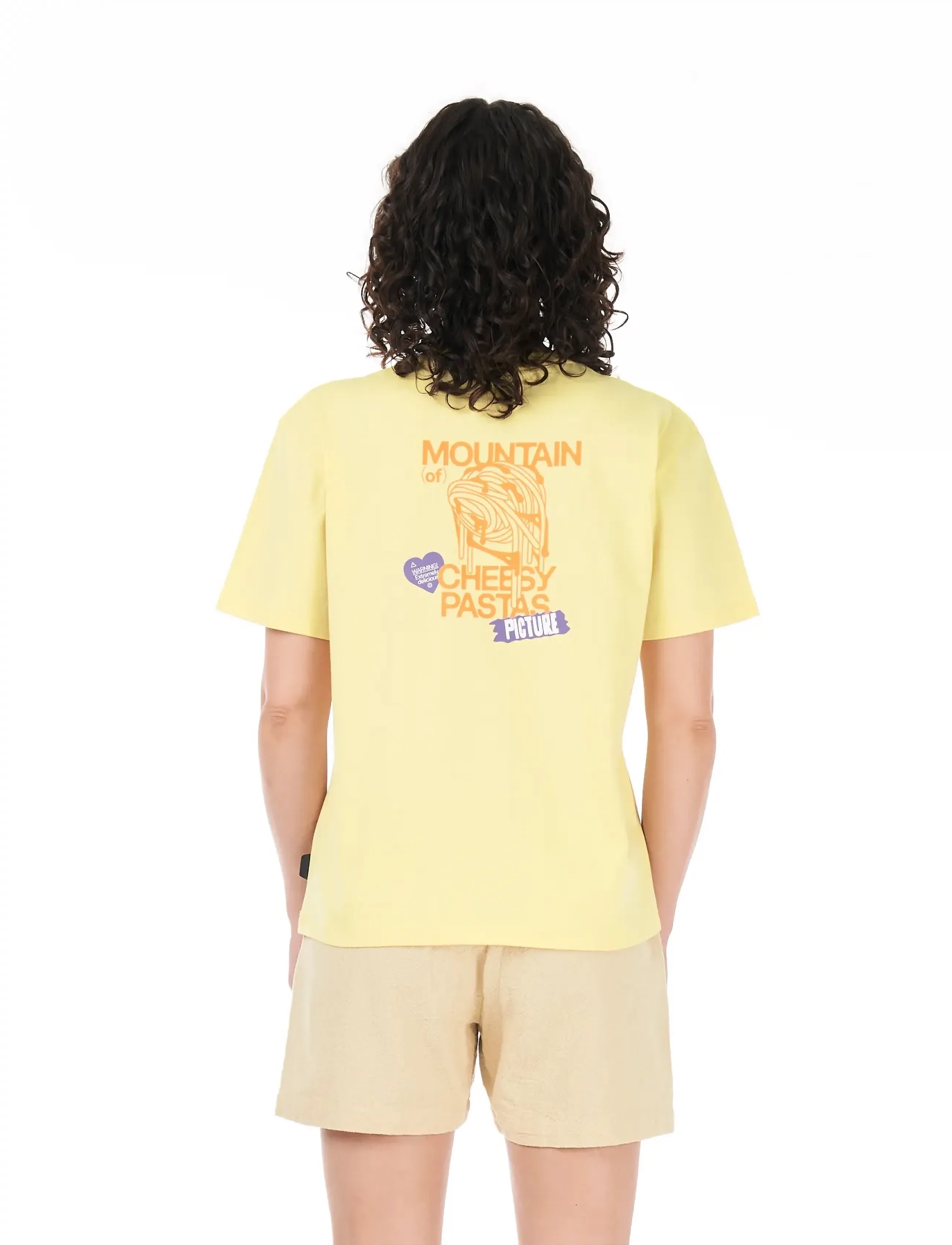 PICTURE ORGANIC CLOTHING Castura Tee, Kvinder, Kortærmet T-Shirt, Gul, Str: S