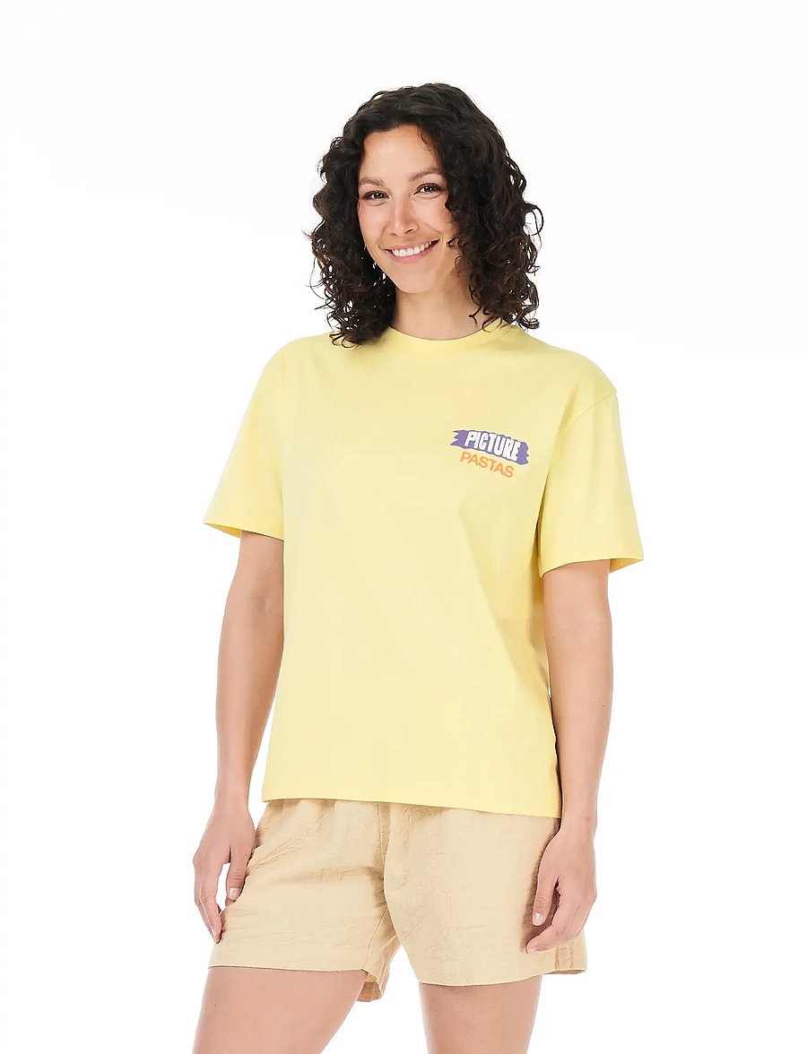 PICTURE ORGANIC CLOTHING - CASTURA TEE - t-shirts - french vanilla - 3