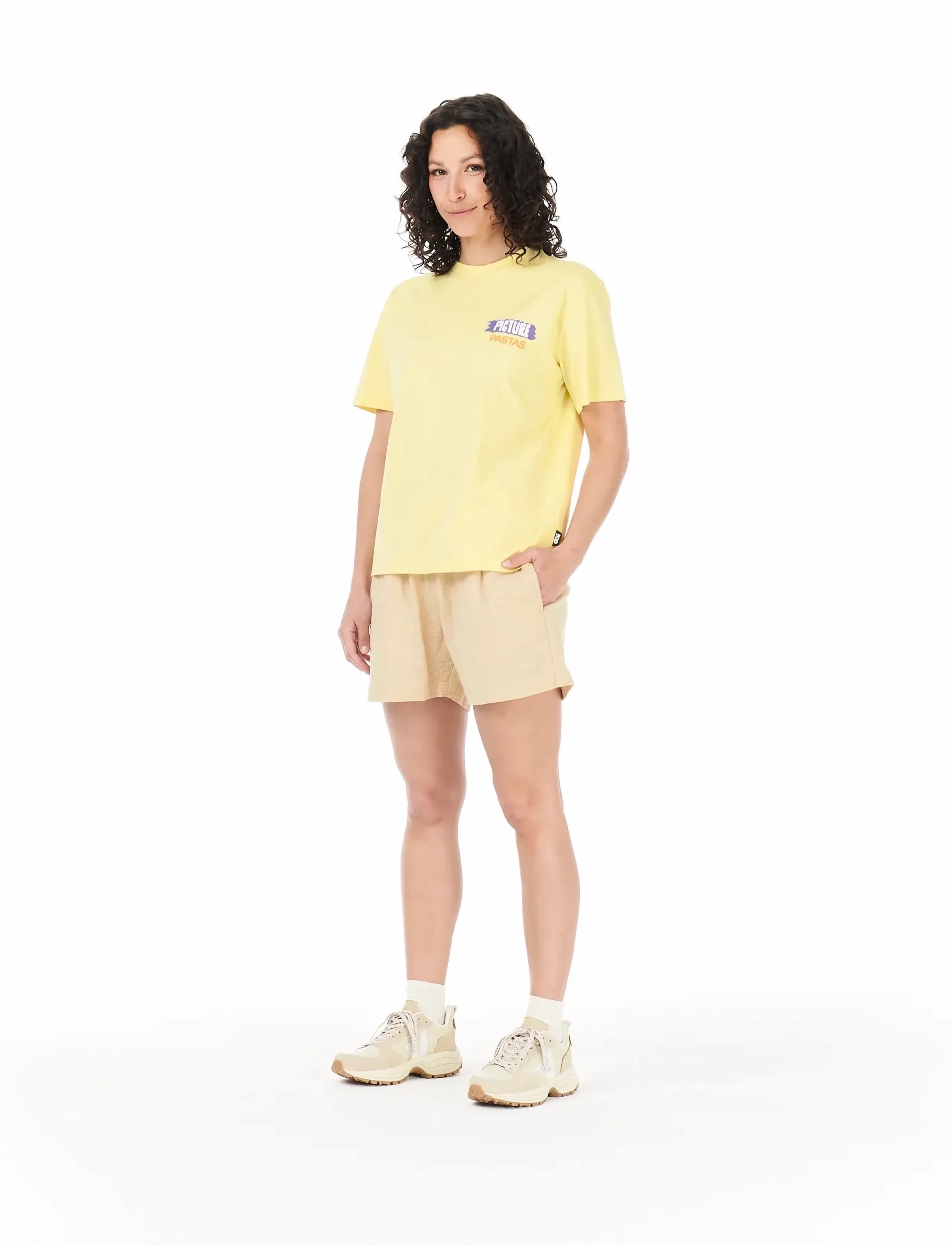 PICTURE ORGANIC CLOTHING - CASTURA TEE - t-shirts - french vanilla - 4