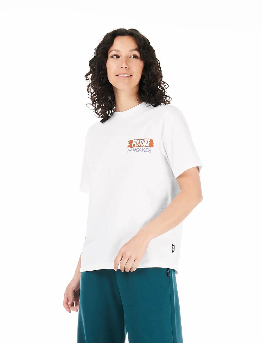 PICTURE ORGANIC CLOTHING - CASTURA TEE - t-shirts - white - 3