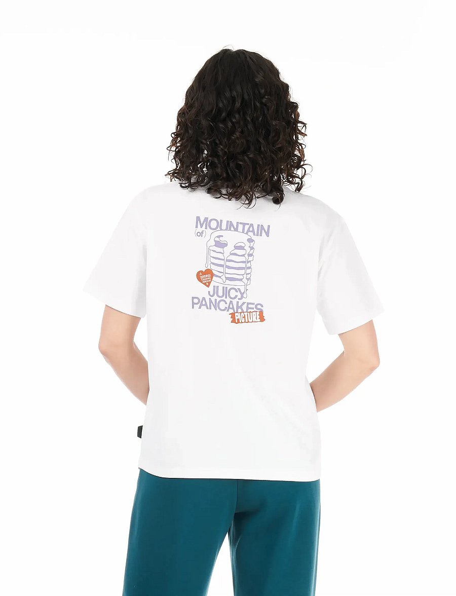 PICTURE ORGANIC CLOTHING - CASTURA TEE - t-shirts - white - 4