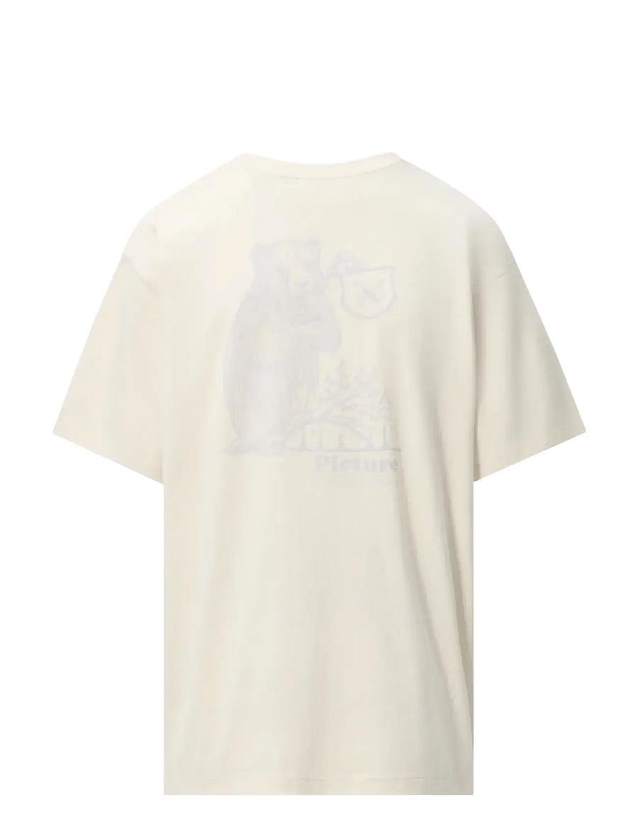 PICTURE ORGANIC CLOTHING - D&S GRIZZLY TEE W - natural white - 2