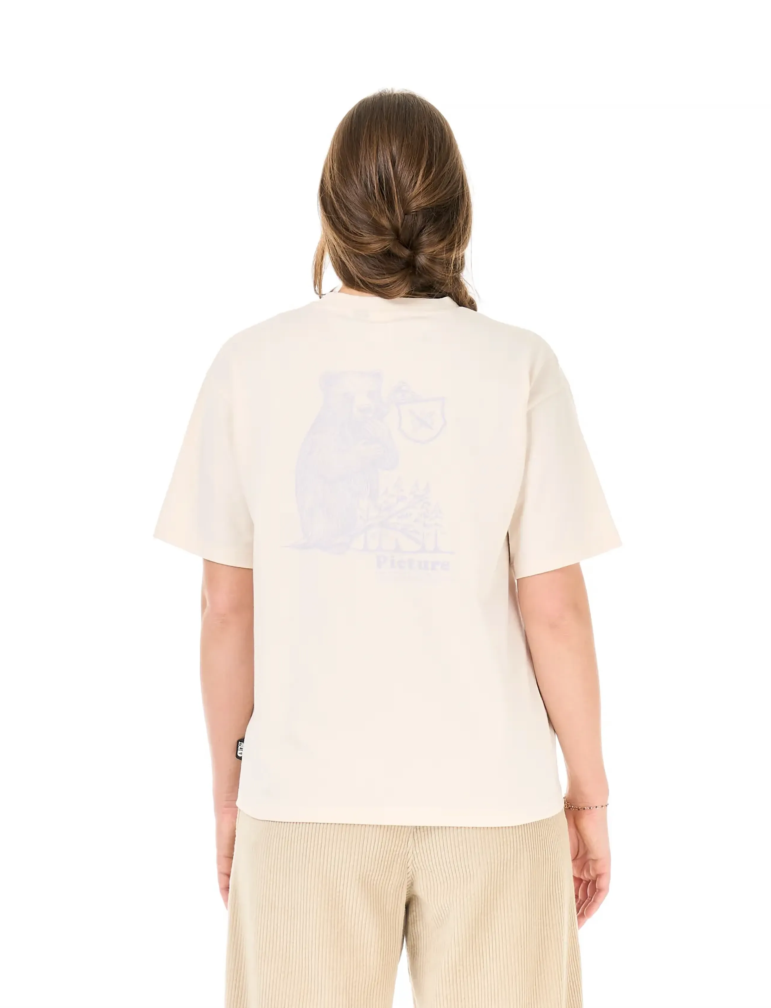 PICTURE ORGANIC CLOTHING - D&S GRIZZLY TEE W - natural white - 4